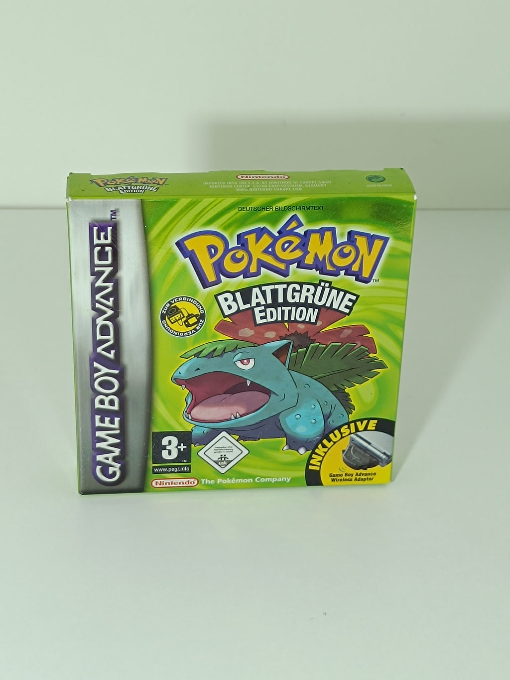Pokemon Blattgrüne Edition GBA - Leerhülle ohne Inhalt