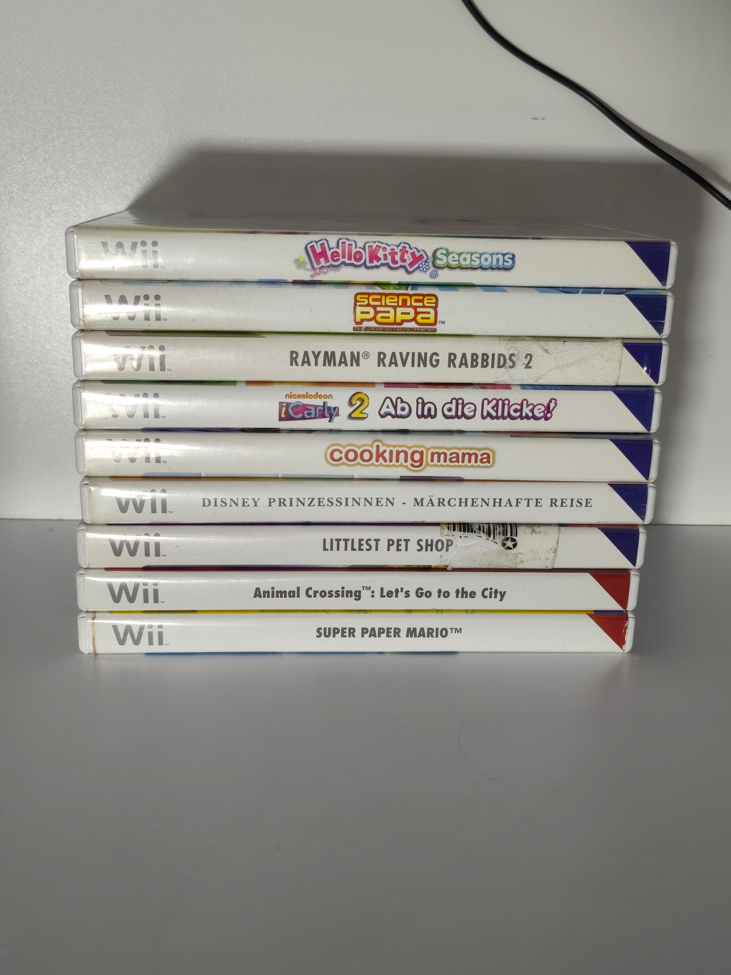 SETPREIS // 6 Wii Spiele + 2 Leerhüllen & ein defektes Spiel