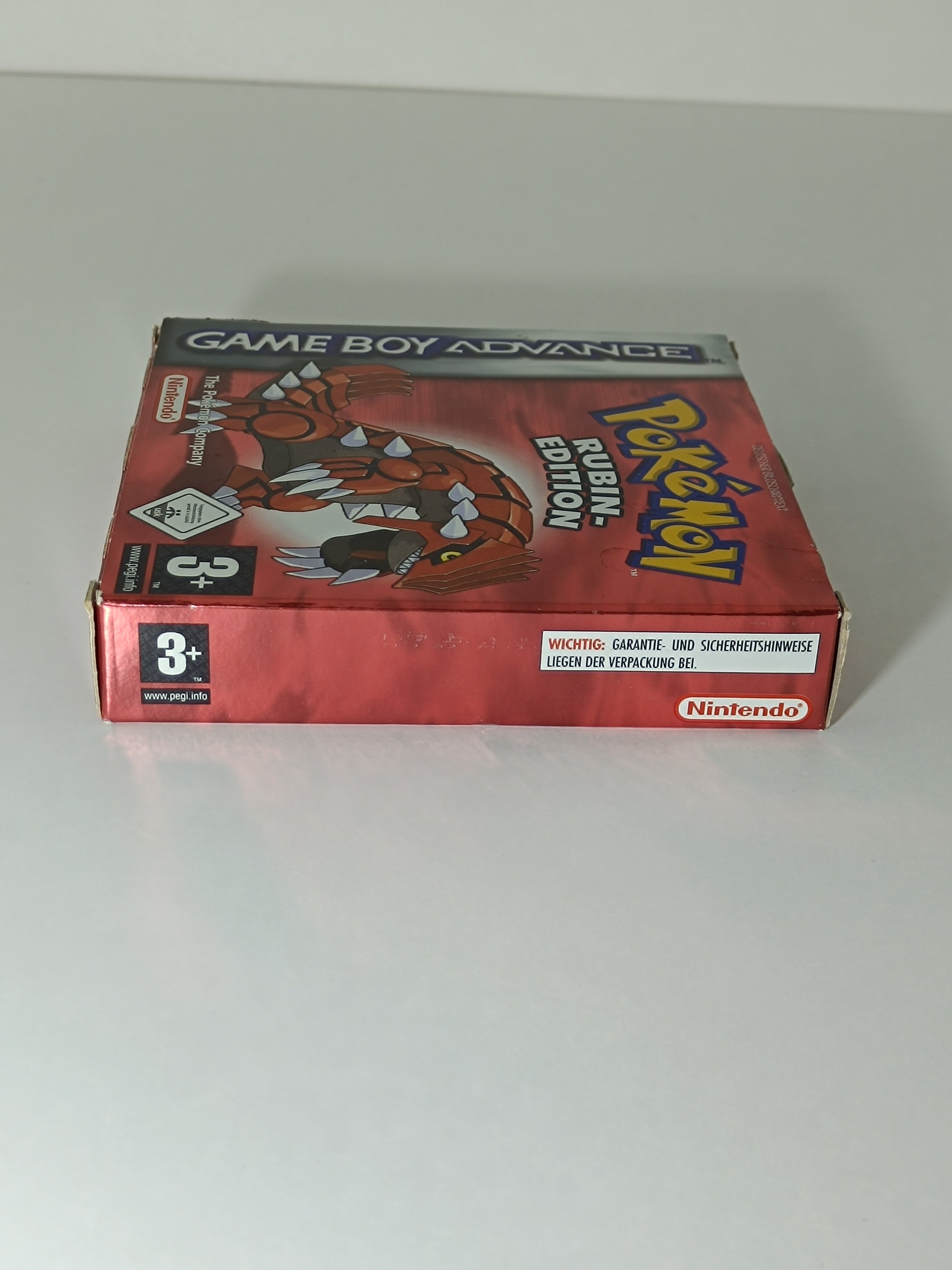 Pokemon Rubin Edition GBA - inkl. Verpackung, Inlay & Anleitung