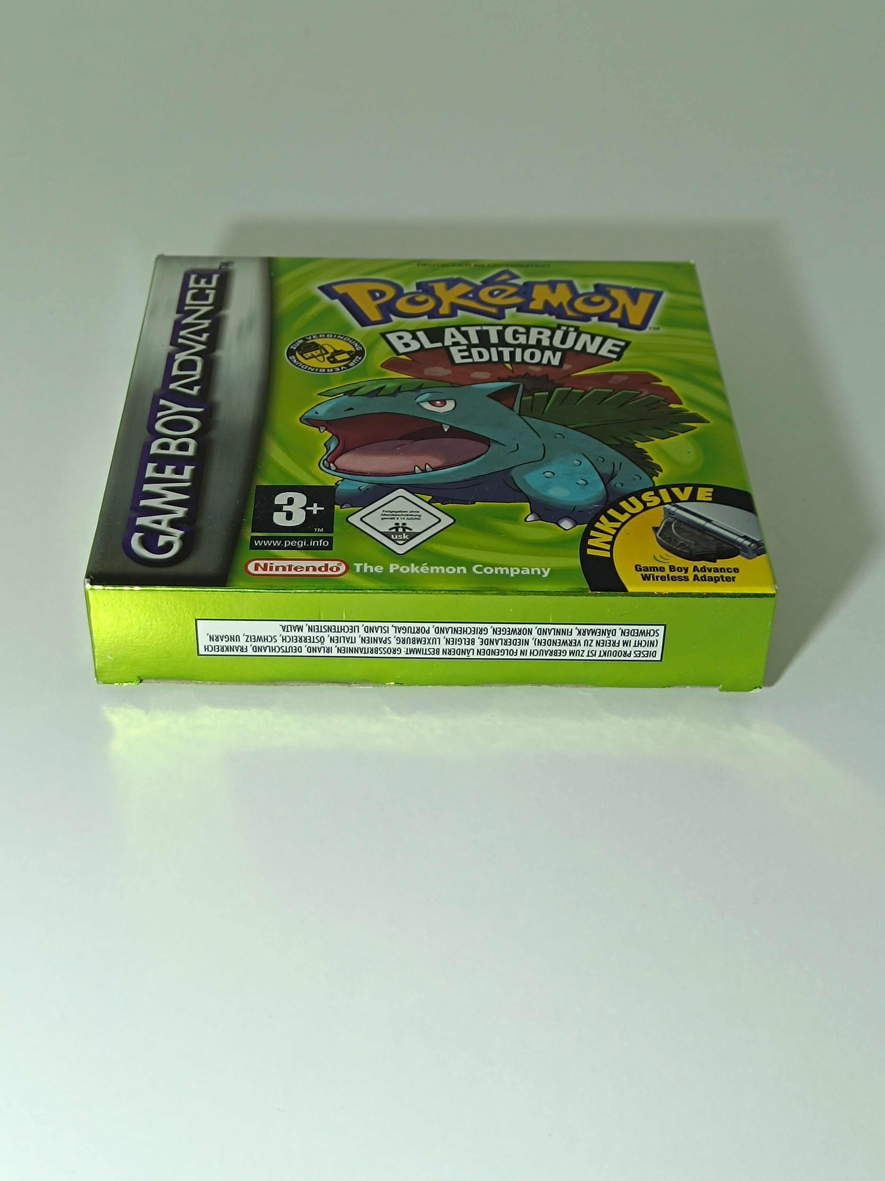 Pokemon Blattgrüne Edition GBA - Leerhülle ohne Inhalt
