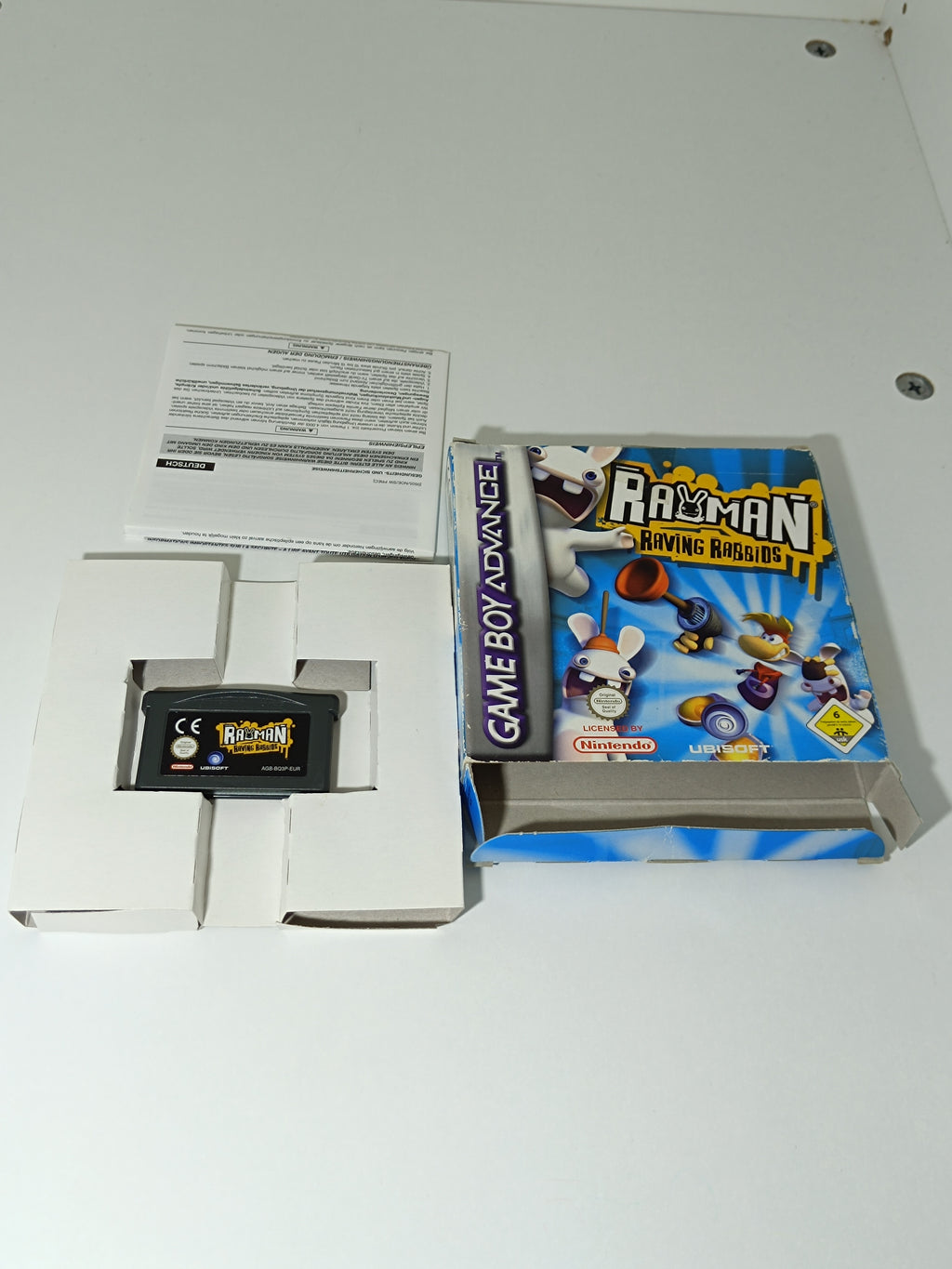 Rayman Raving Rabbids GBA - inkl. Inlay