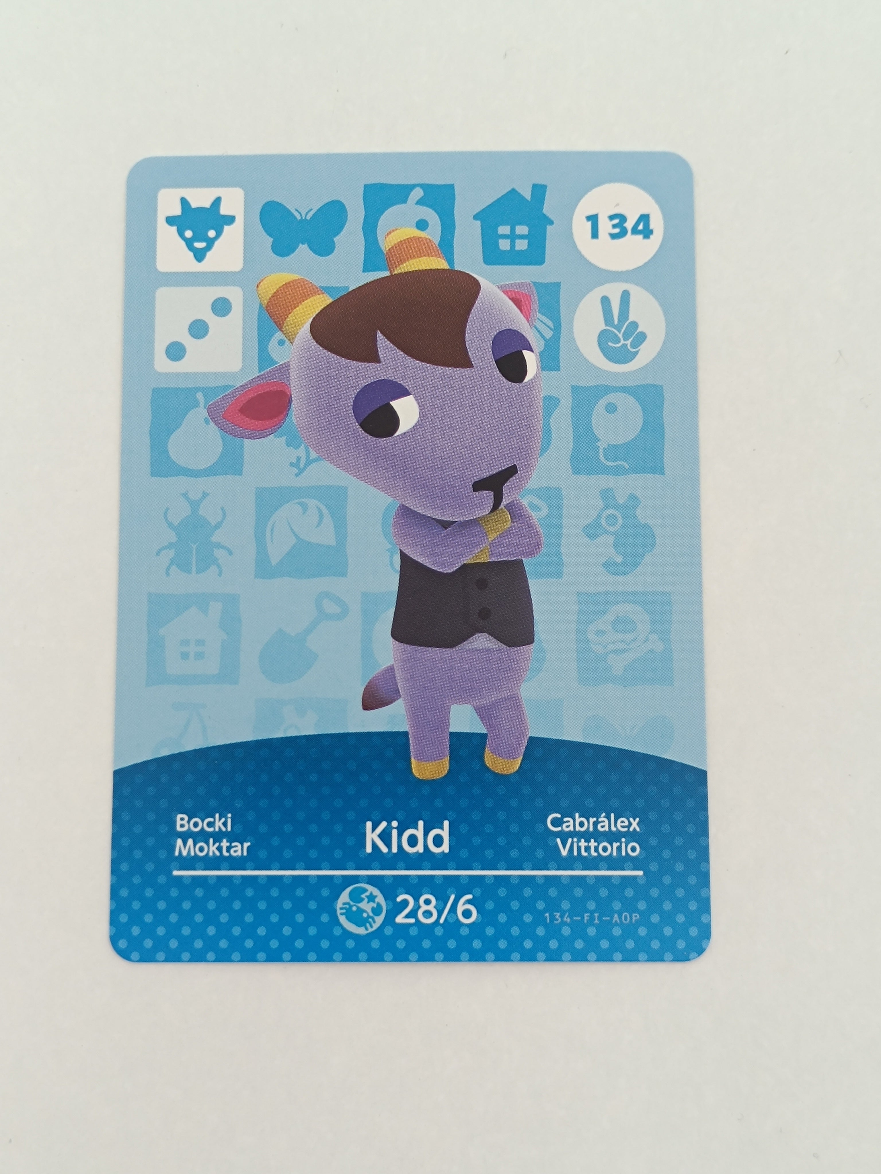 Amiibo Karte | 134 - Kidd