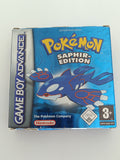 Pokemon Saphir Edition GBA - inkl. Verpackung, Inlay & Anleitung