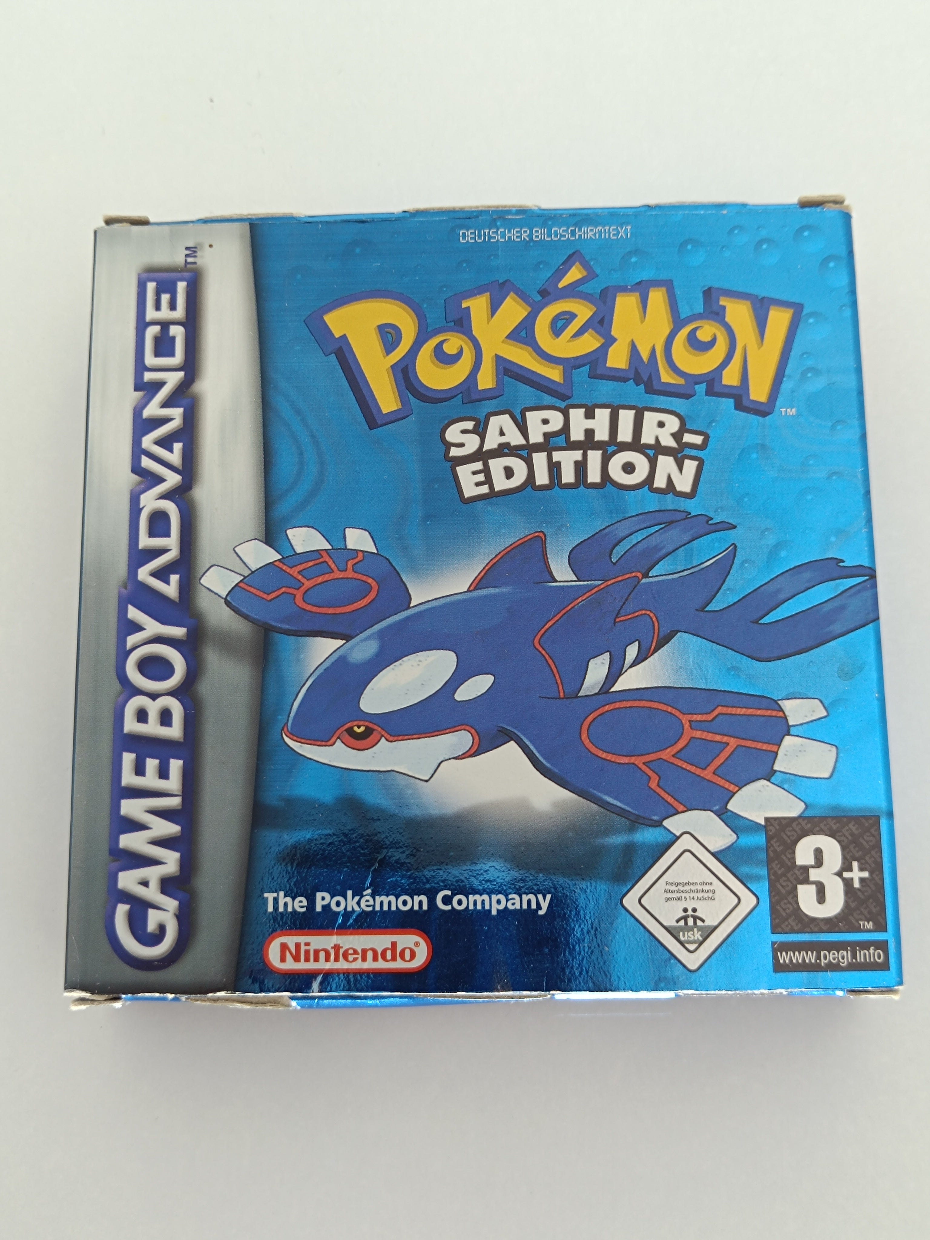 Pokemon Saphir Edition GBA - inkl. Verpackung, Inlay & Anleitung