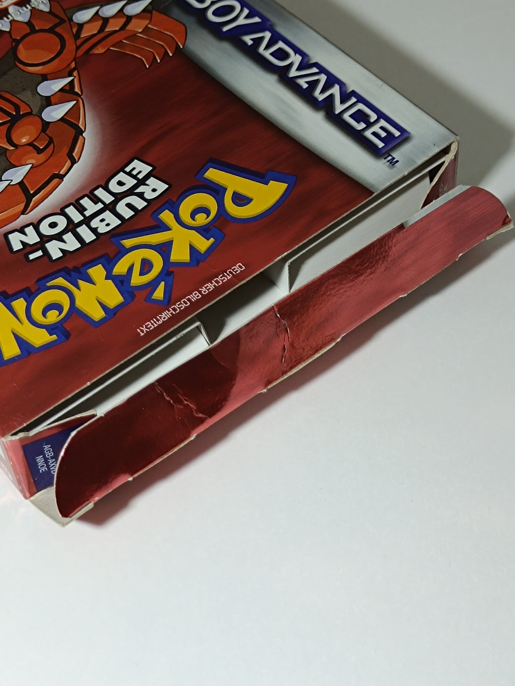 Pokemon Rubin Edition GBA - Leerhülle inkl. Anleitung & Inlay