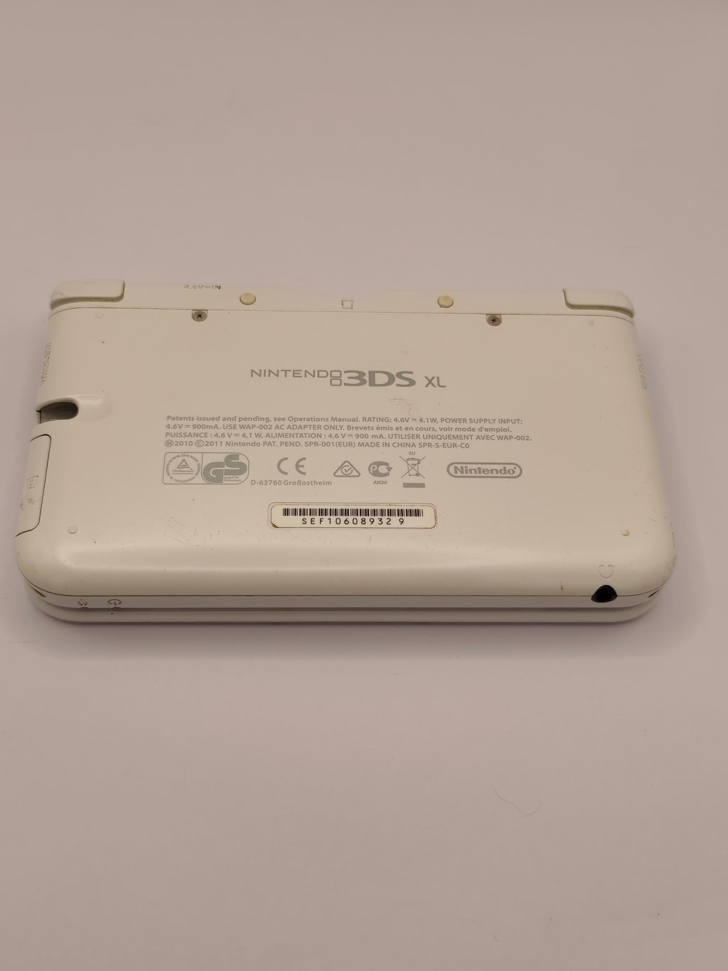 Nintendo 3DS XL - weiß - Bildschirm defekt