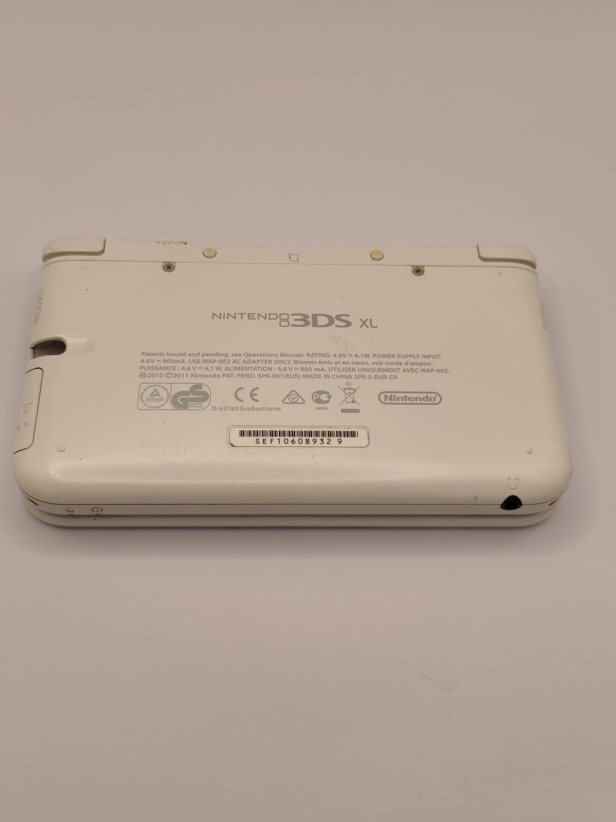 Nintendo 3DS XL - weiß - Bildschirm defekt