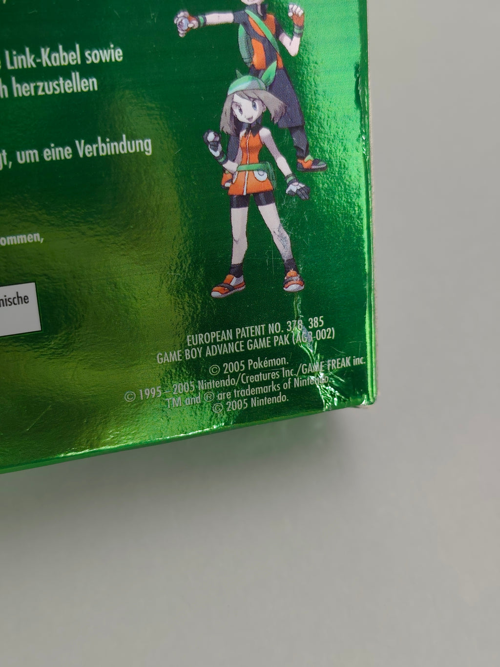 Pokemon Smaragd Edition - Leerhülle mit Anleitung, Inlay & VIP Code