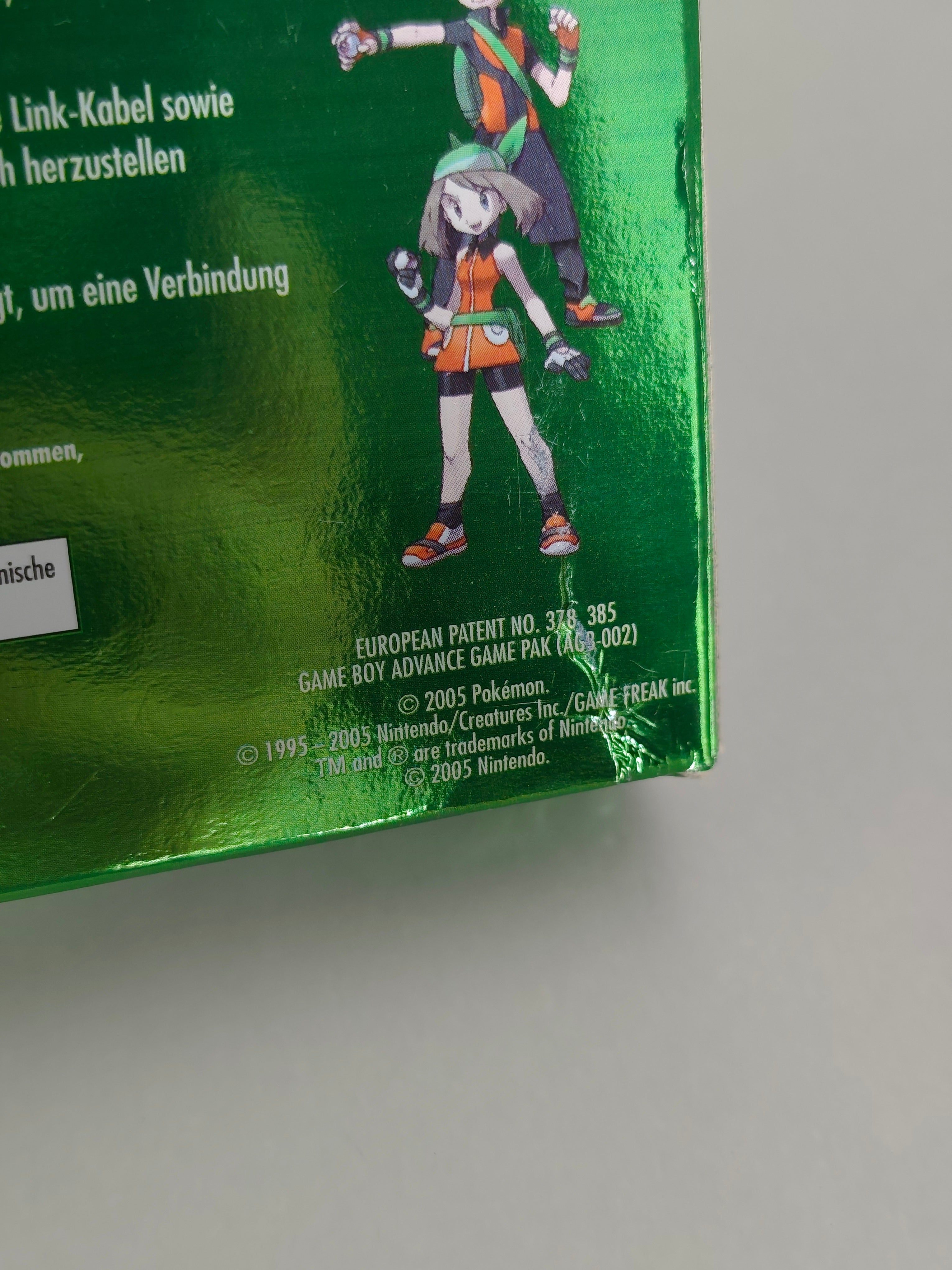 Pokemon Smaragd Edition - Leerhülle mit Anleitung, Inlay & VIP Code