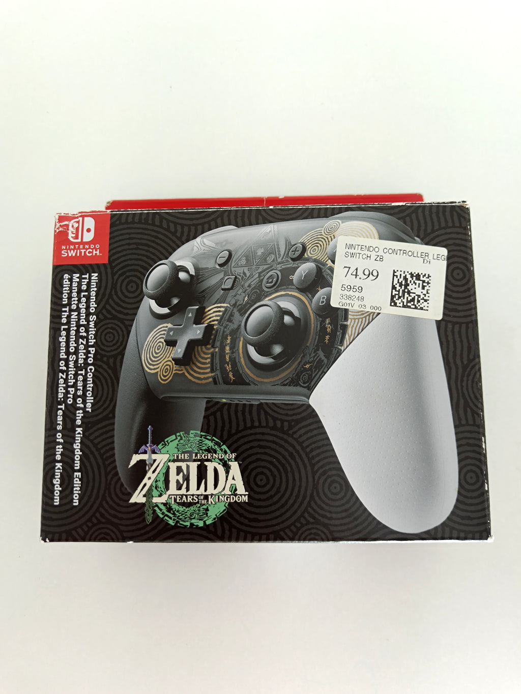 Nintendo Switch Pro Controller | Zelda TOTK Special Edition