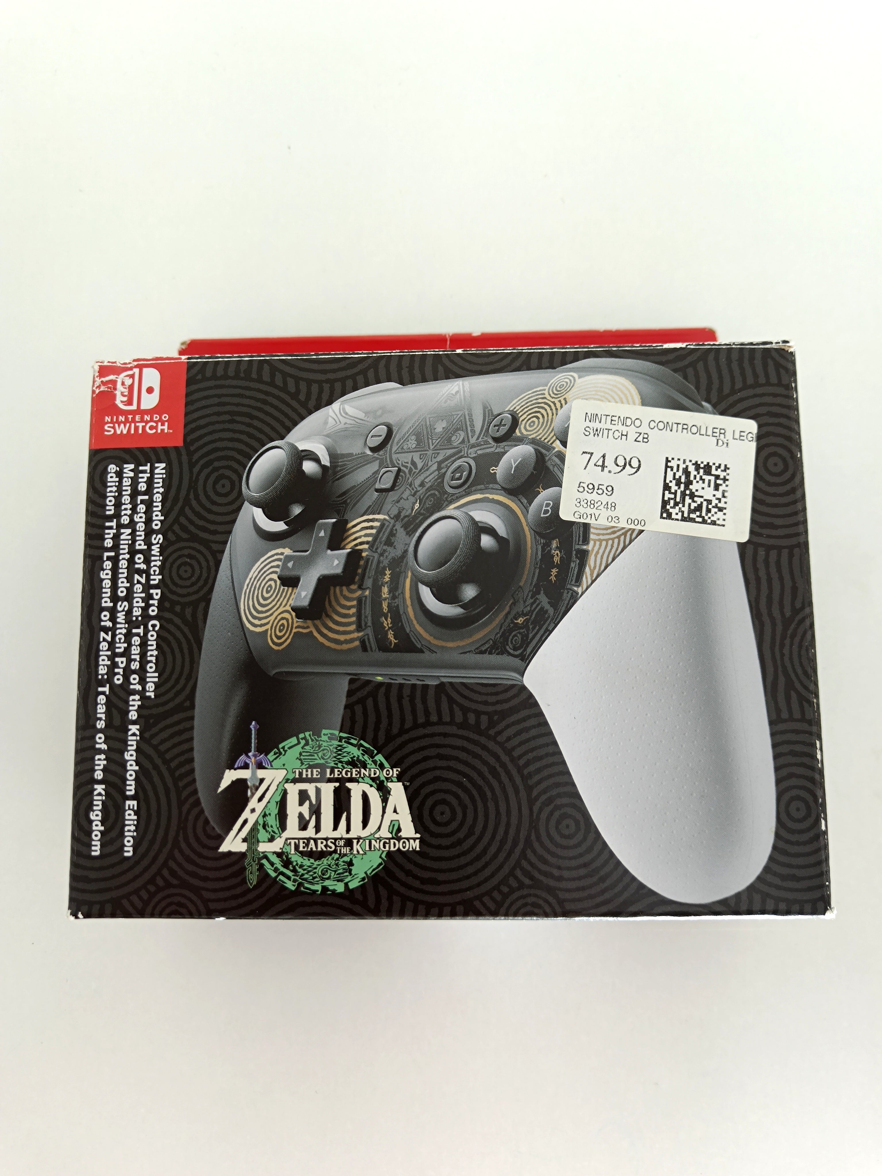 Nintendo Switch Pro Controller | Zelda TOTK Special Edition