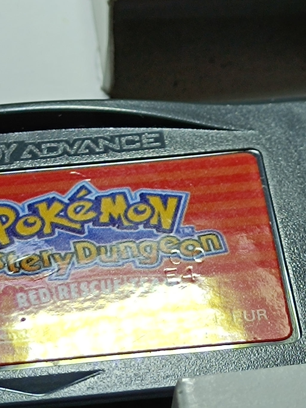 Pokemon Mystery Dungeon Team Rot GBA - mit Verpackung, Inlay, VIP Code & Anleitung