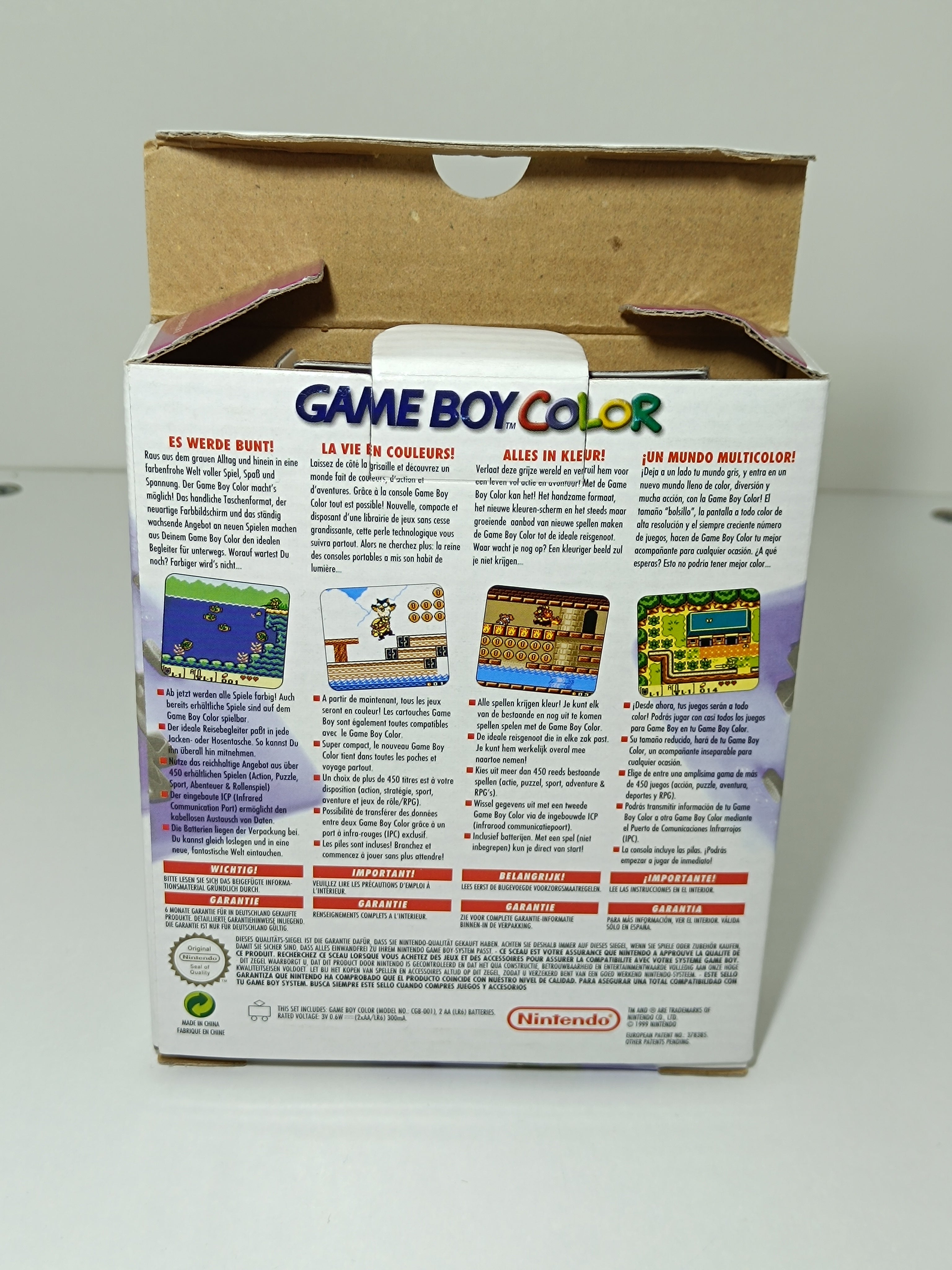 Game Boy Color - Transparent Purple - inkl. OVP