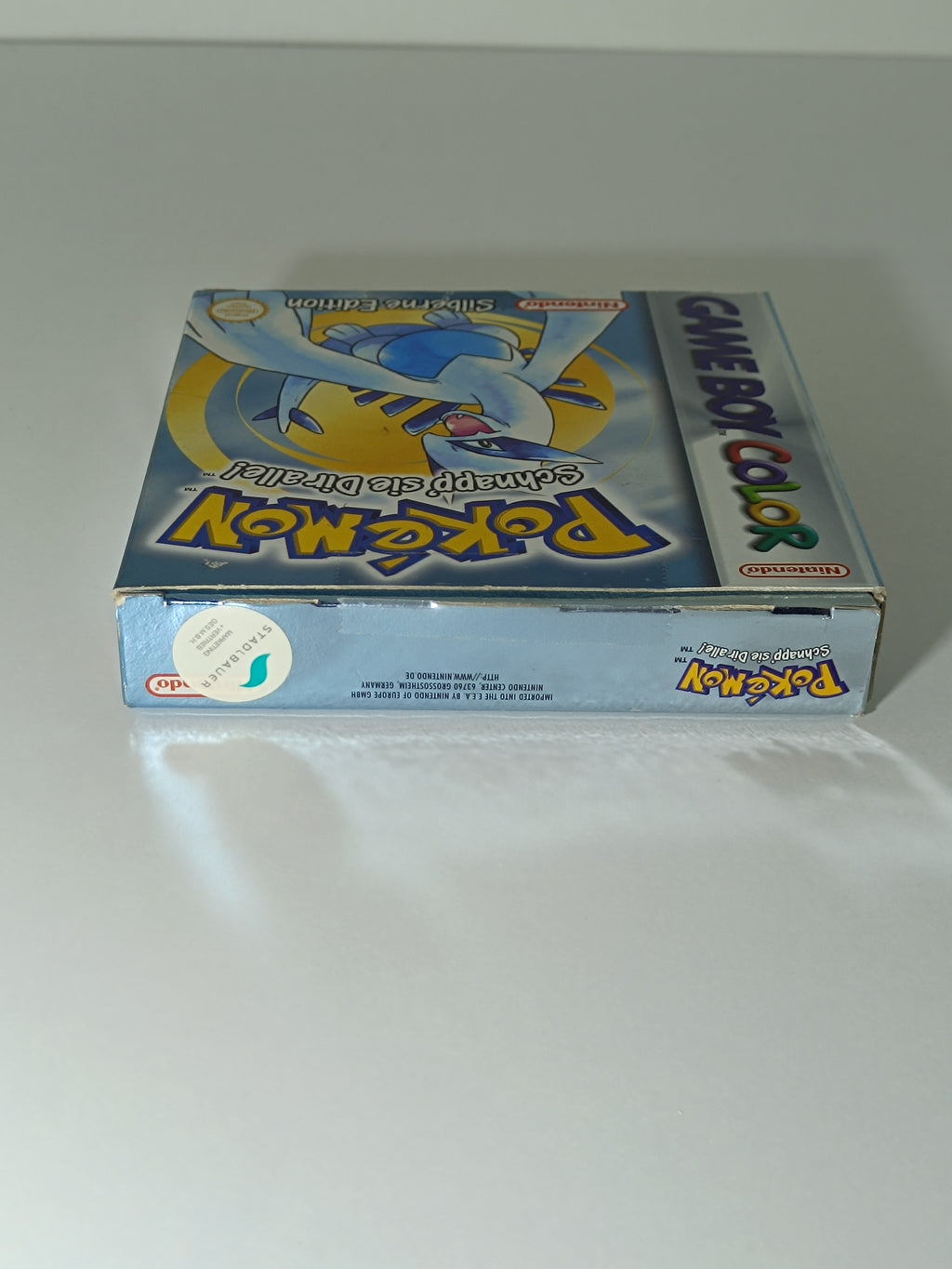 Pokemon Silberne Edition Game Boy Color - inkl. Verpackung & Anleitung