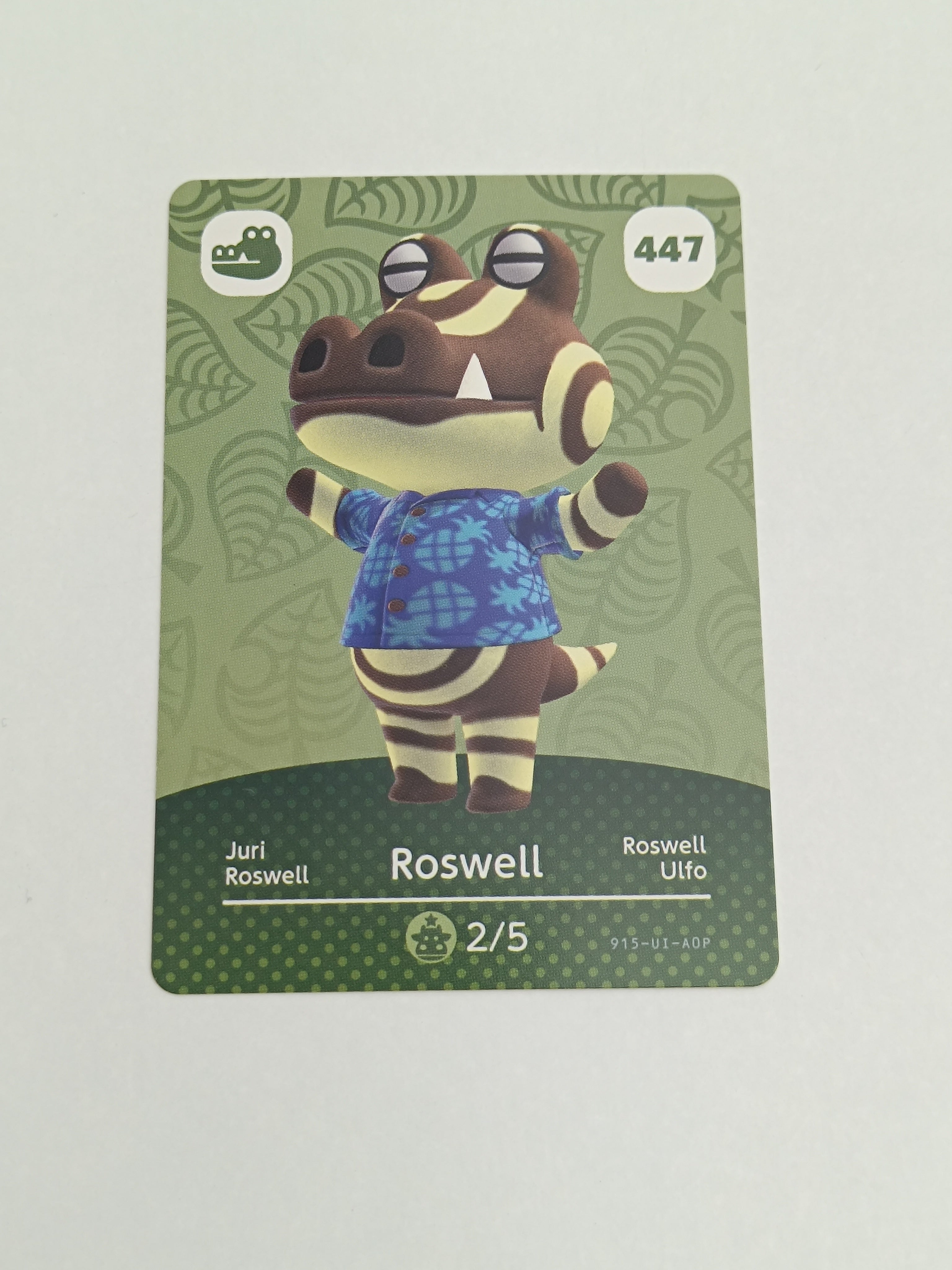 Amiibo Karte | 447 - Roswell