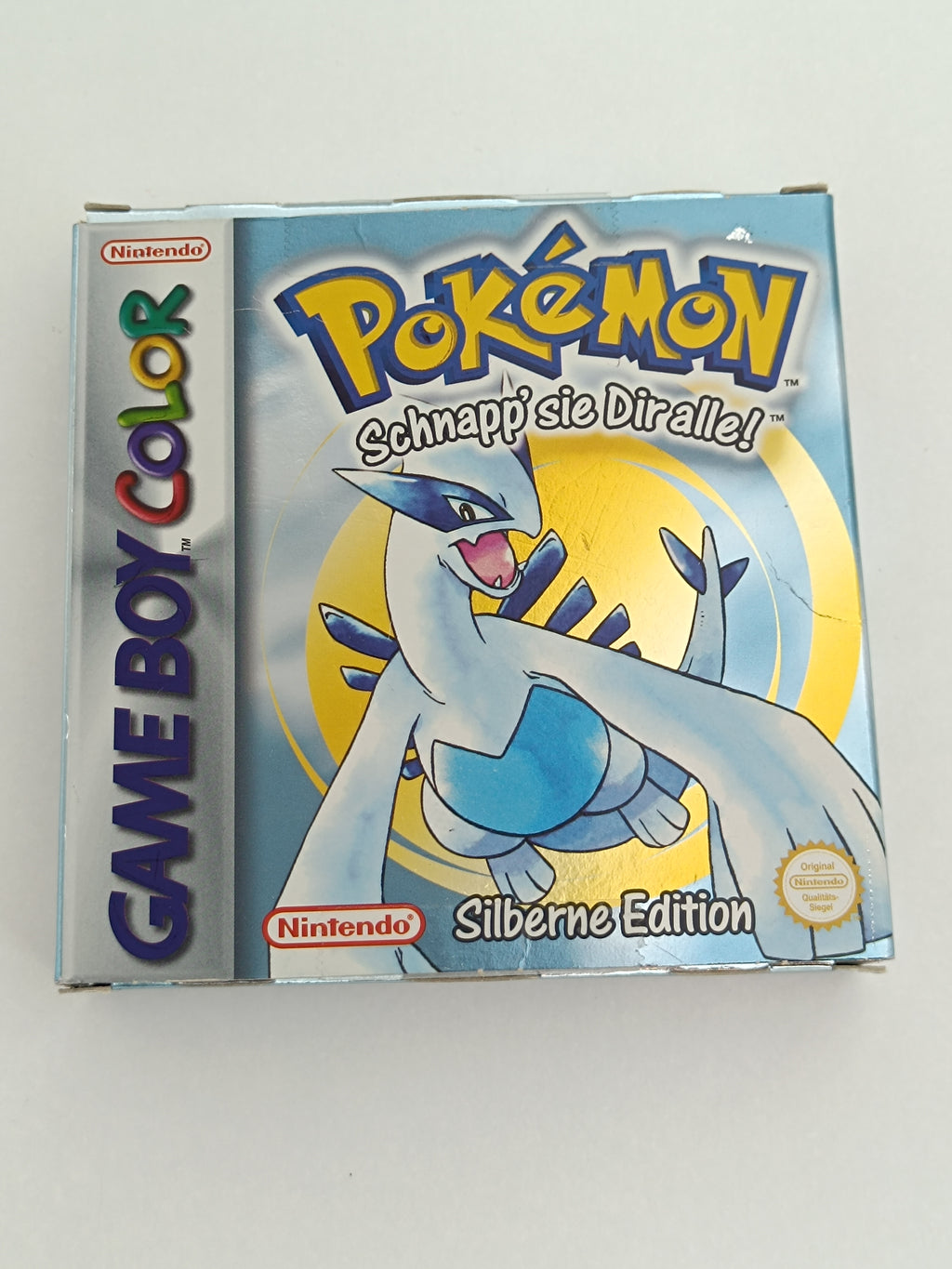 Pokemon Silberne Edition Game Boy Color - inkl. Verpackung & Anleitung