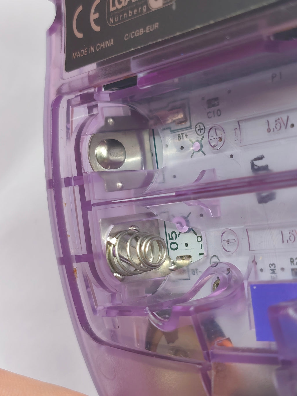 Game Boy Color- Transparent Purple | Defekt