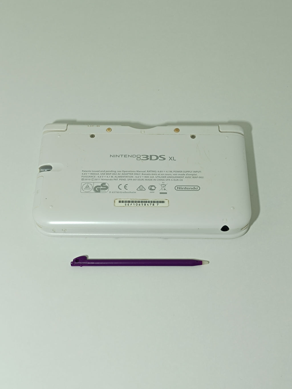 Nintendo 3DS XL - weiß - stark gebraucht
