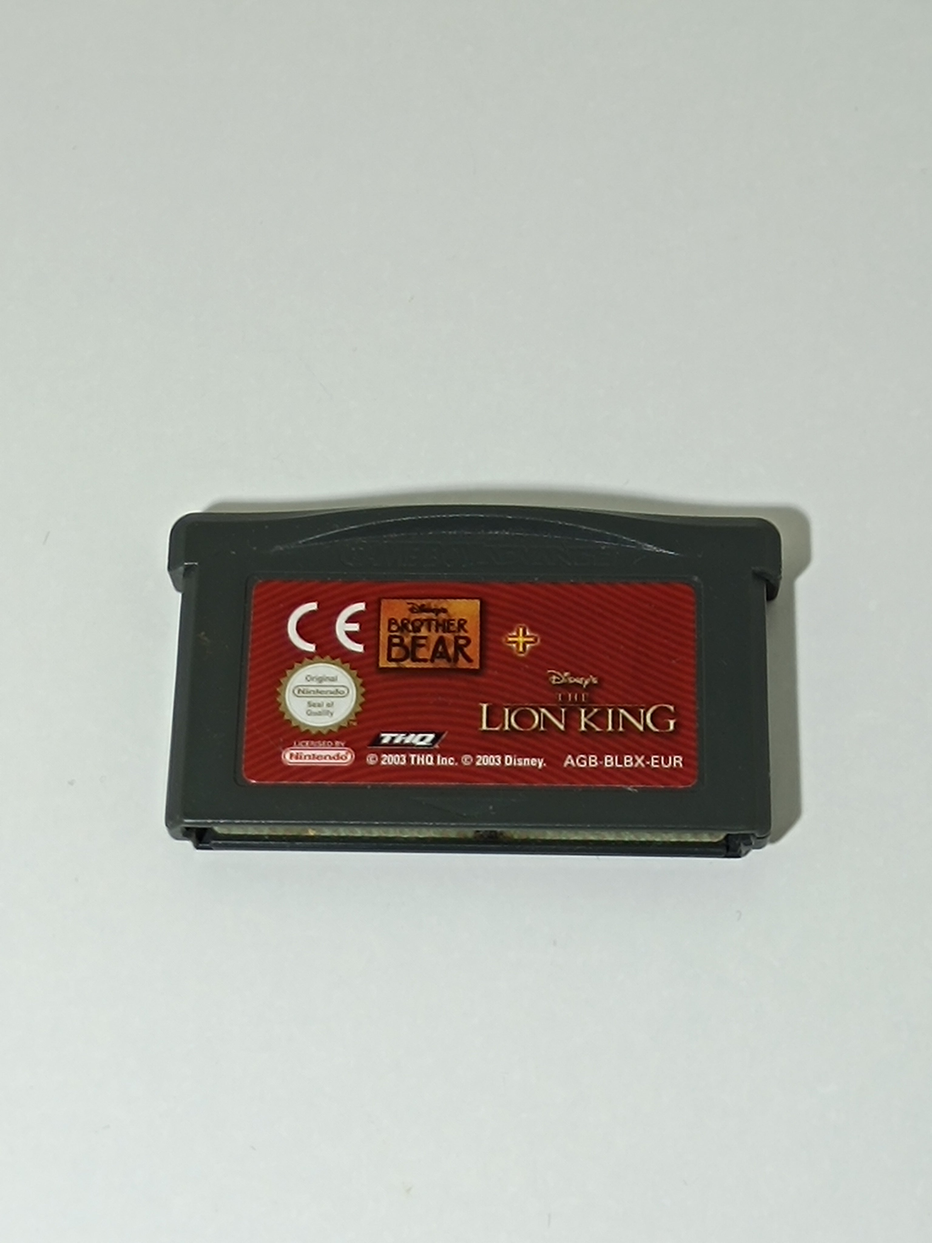 Bärenbrüder + König der Löwen GBA Spiel - Disney 2in1 | RetroJL