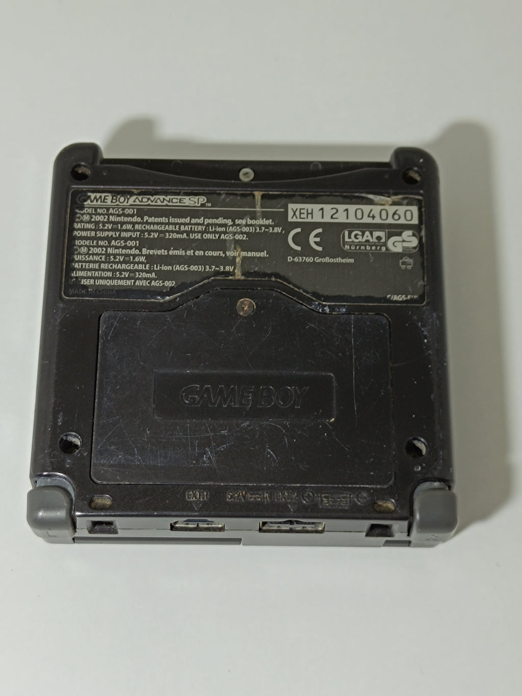 Nintendo Game Boy Advance SP - Schwarz, inklusive Verpackung & Ladegerät