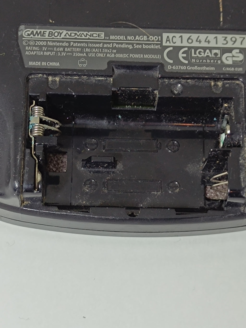 Game Boy Advance - Schwarz / weiß