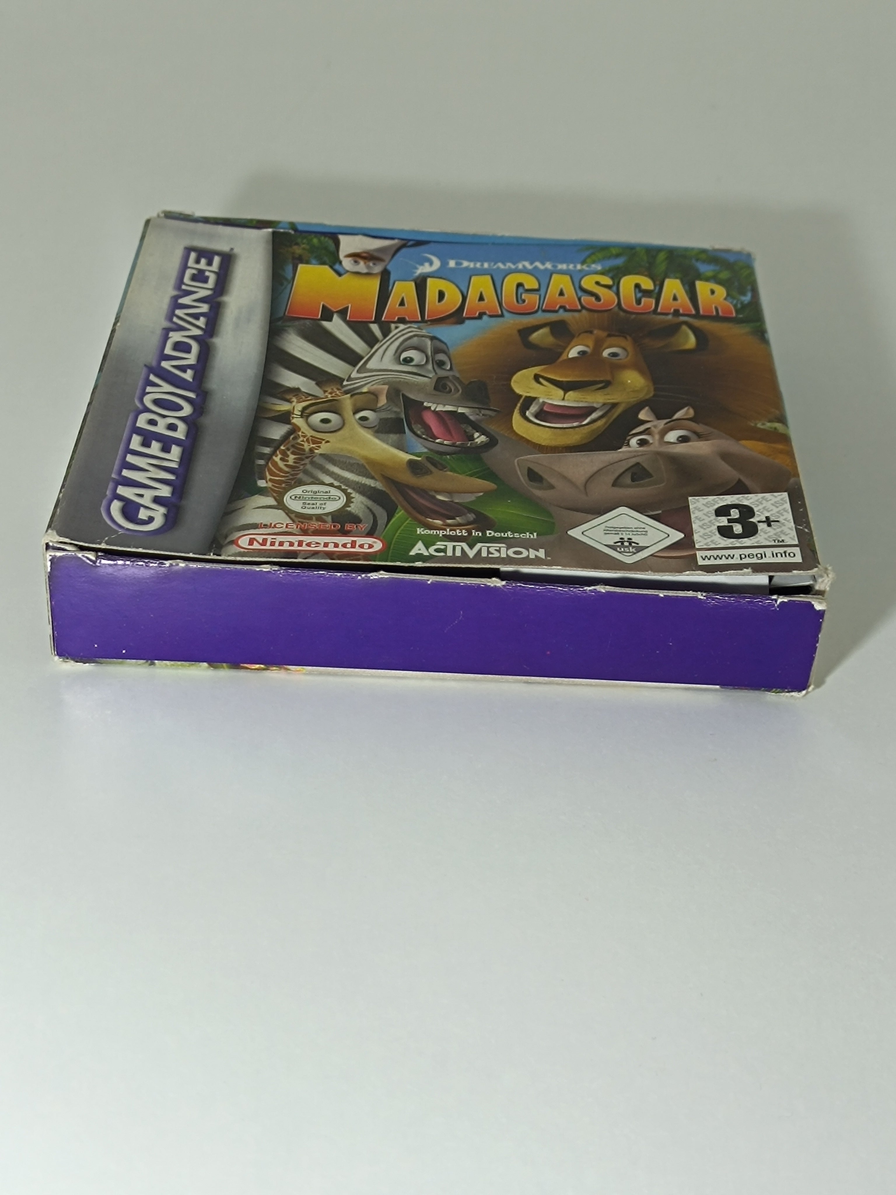 Madagascar GBA - inkl. Verpackung, Anleitung & Inlay