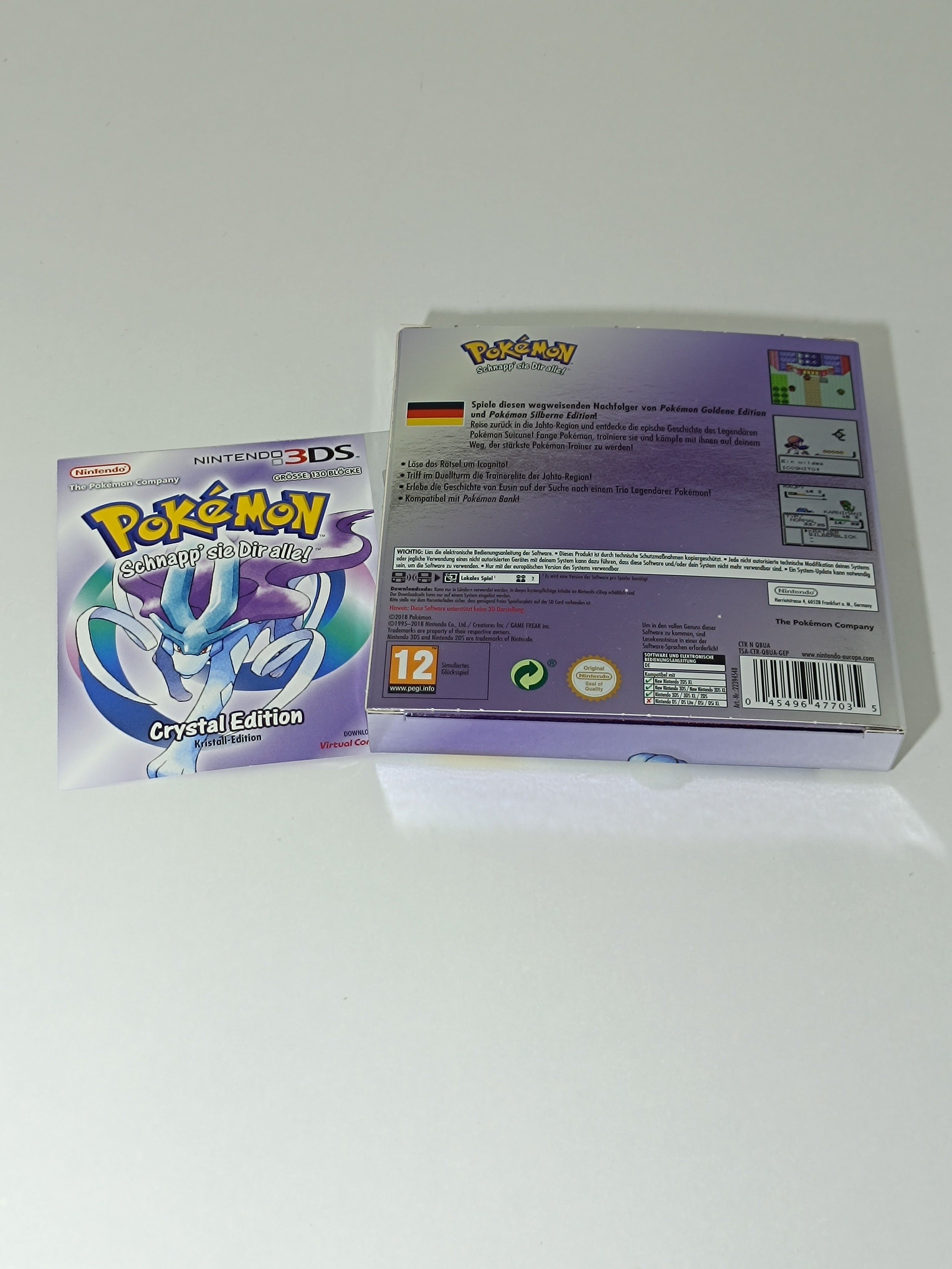 Pokemon Kristall Edition - ohne Spiel