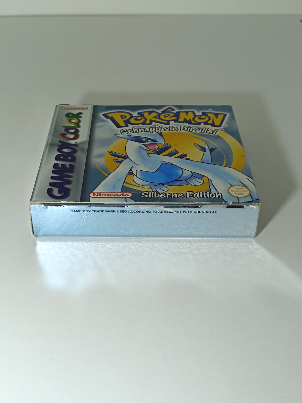 Pokemon Silberne Edition Game Boy Color - inkl. Verpackung & Anleitung