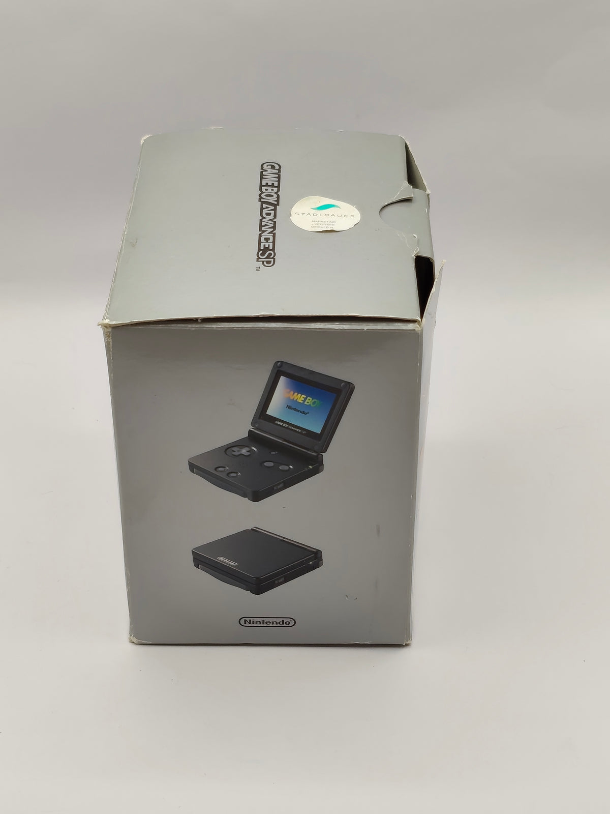Game Boy Advance SP - Schwarz, inklusive Verpackung & Ladegerät
