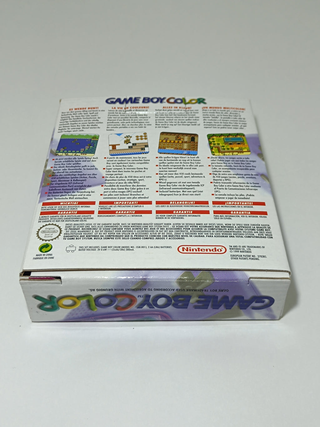 Game Boy Color - Transparent Purple - inkl. OVP
