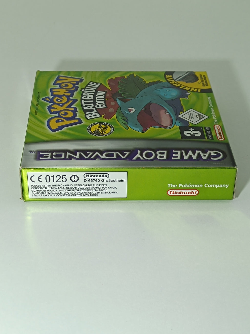 Pokemon Blattgrüne Edition GBA - inkl. Verpackung, Inlay & VIP Code