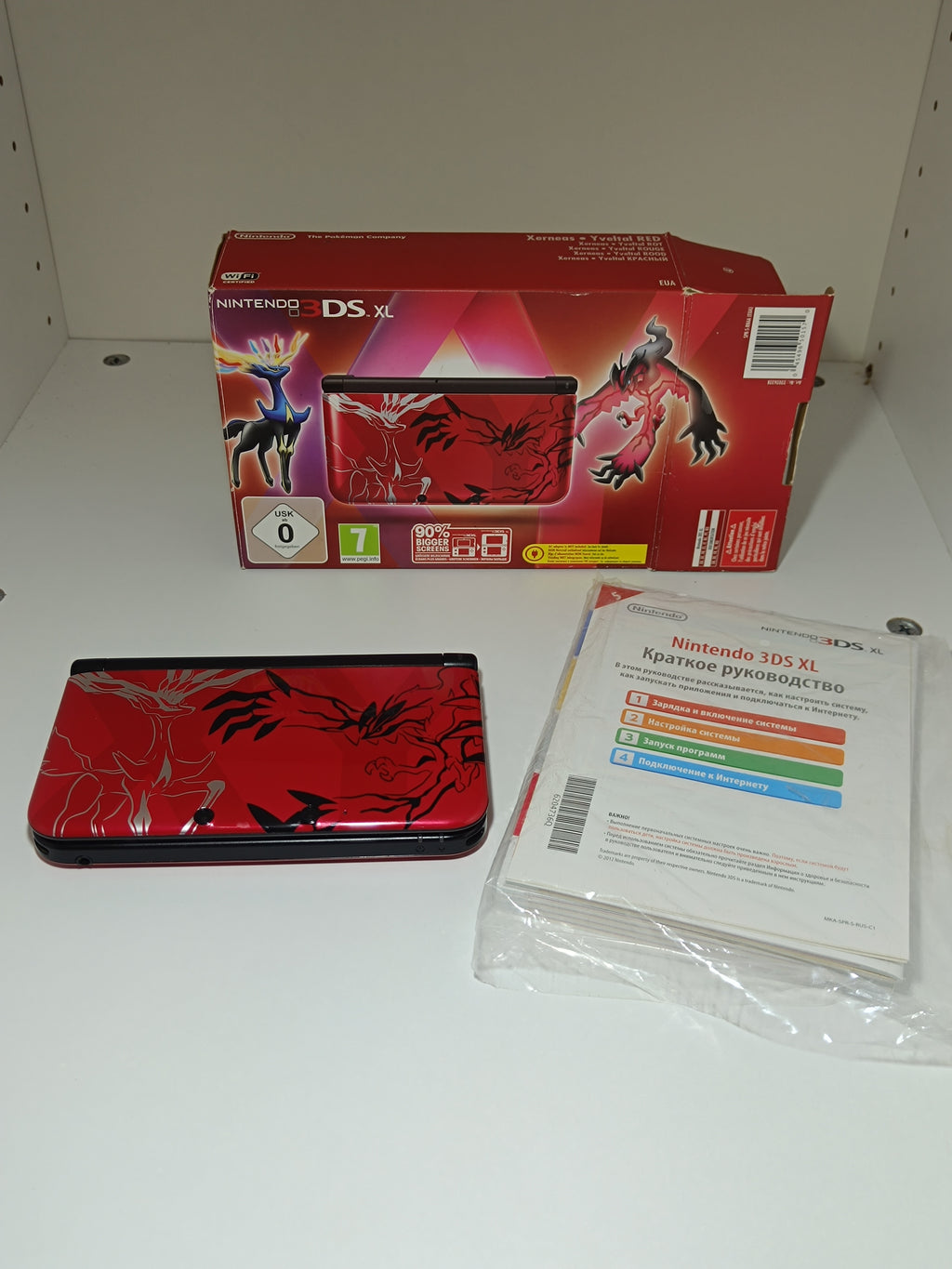 Nintendo 3DS XL - Pokemon Xerneas & Yveltal Edition ( X & Y ) inkl. Originalverpackung