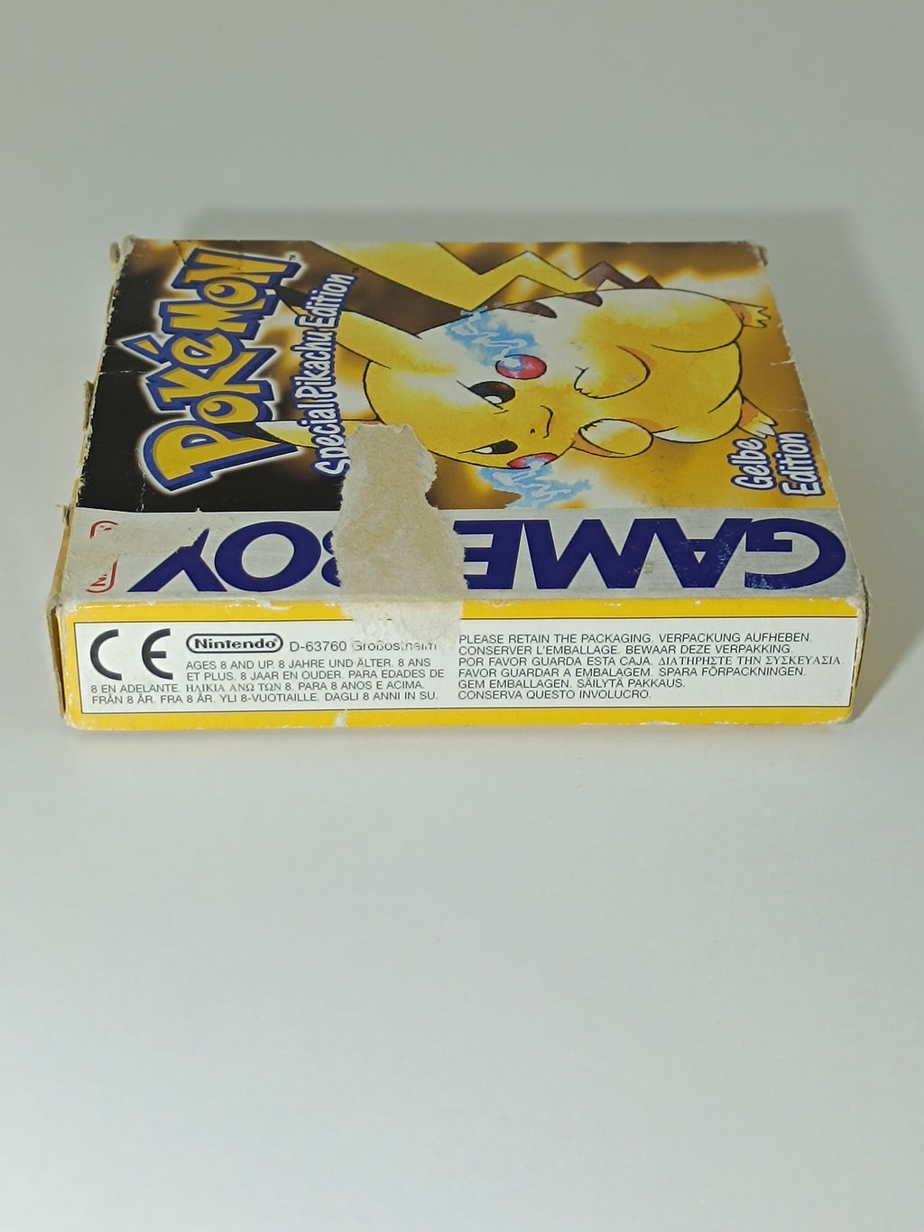 Pokemon Gelbe Edition Game Boy - inkl. Verpackung, Inlay & Anleitung