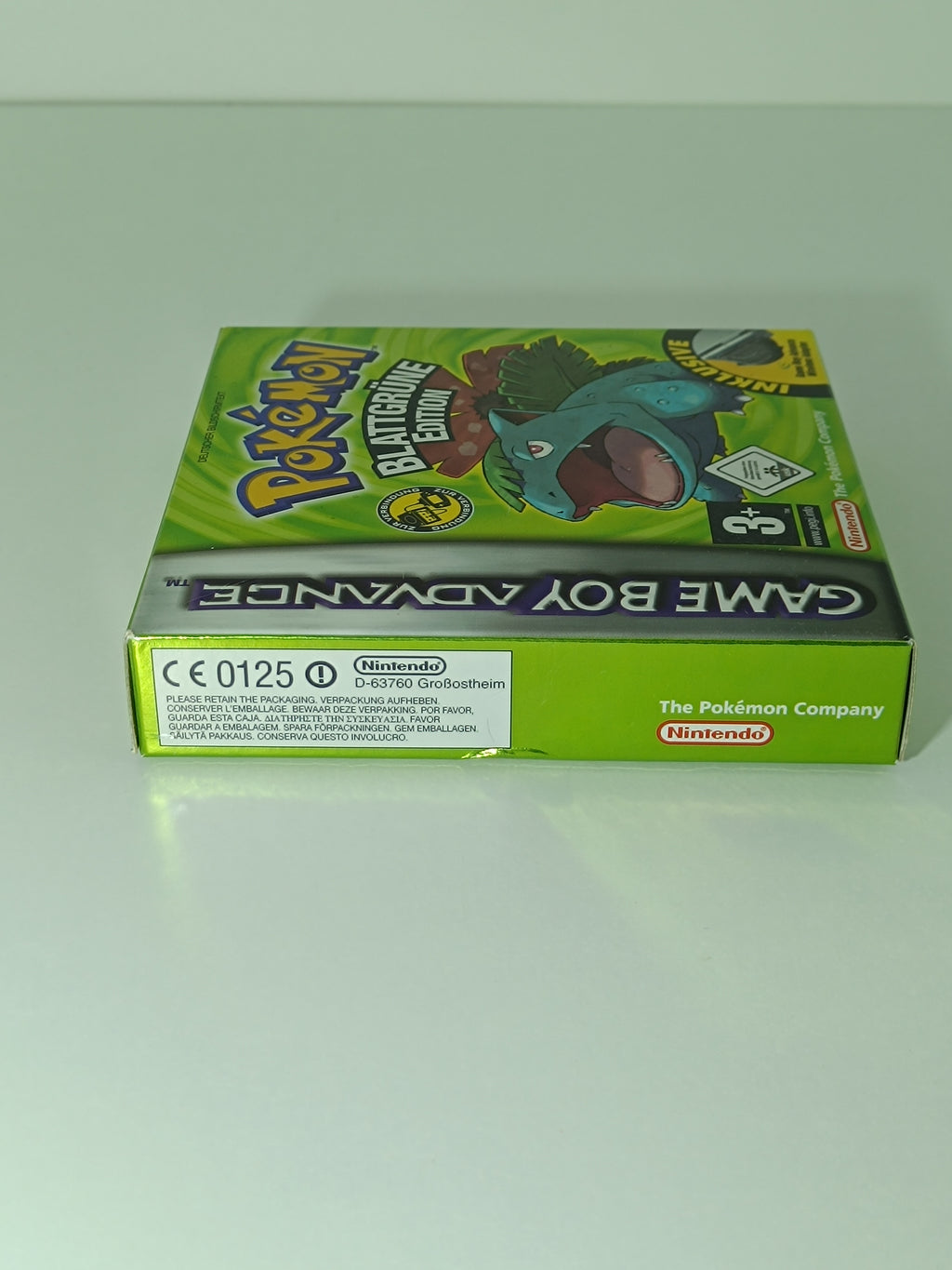 Pokemon Blattgrüne Edition GBA - Leerhülle ohne Inhalt