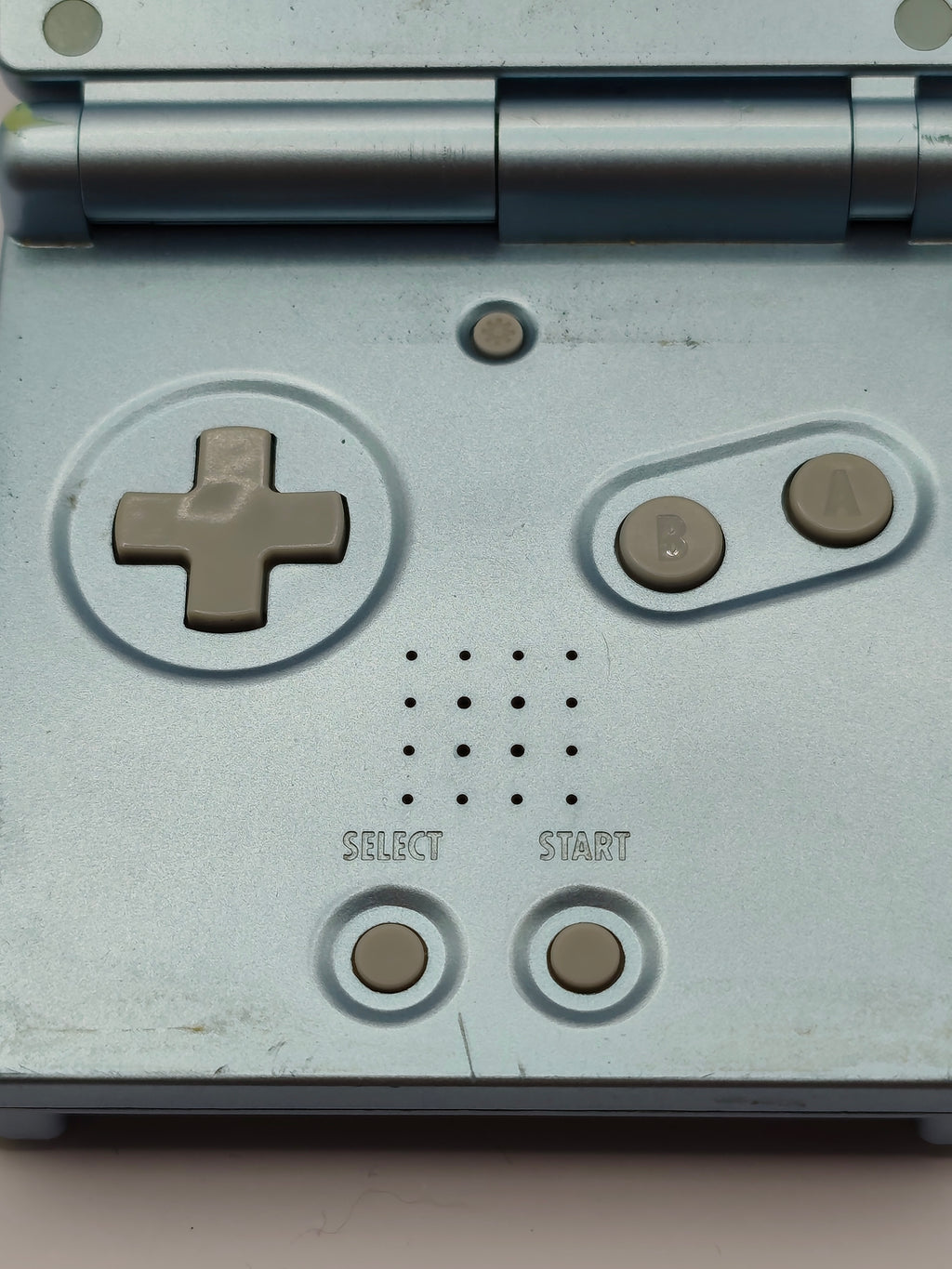 Game Boy Advance SP - Glacier Blue, inkl. Verpackung & Ladegerät