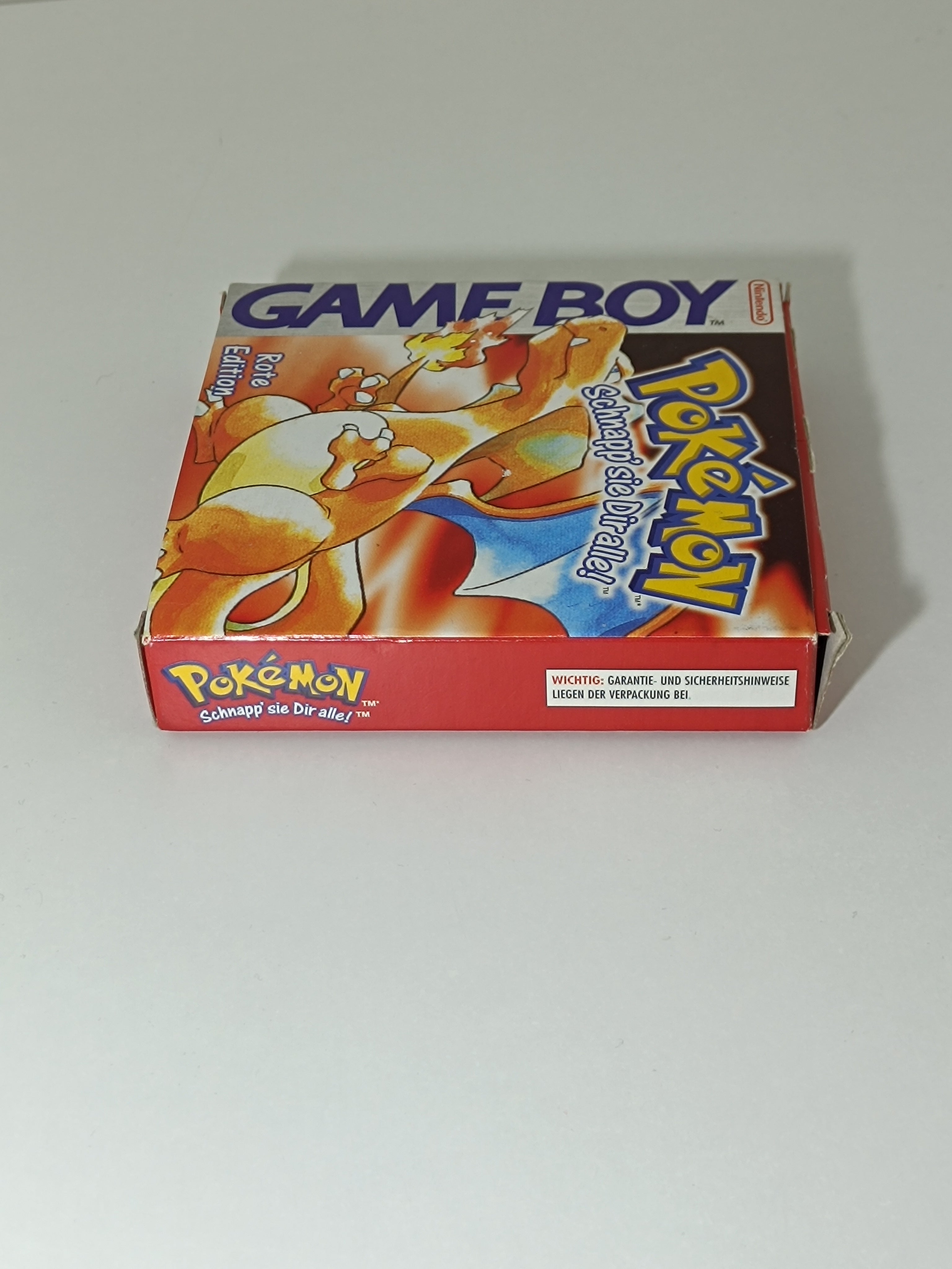 Pokemon Rote Edition Game Boy - Leerhülle ohne Inhalt