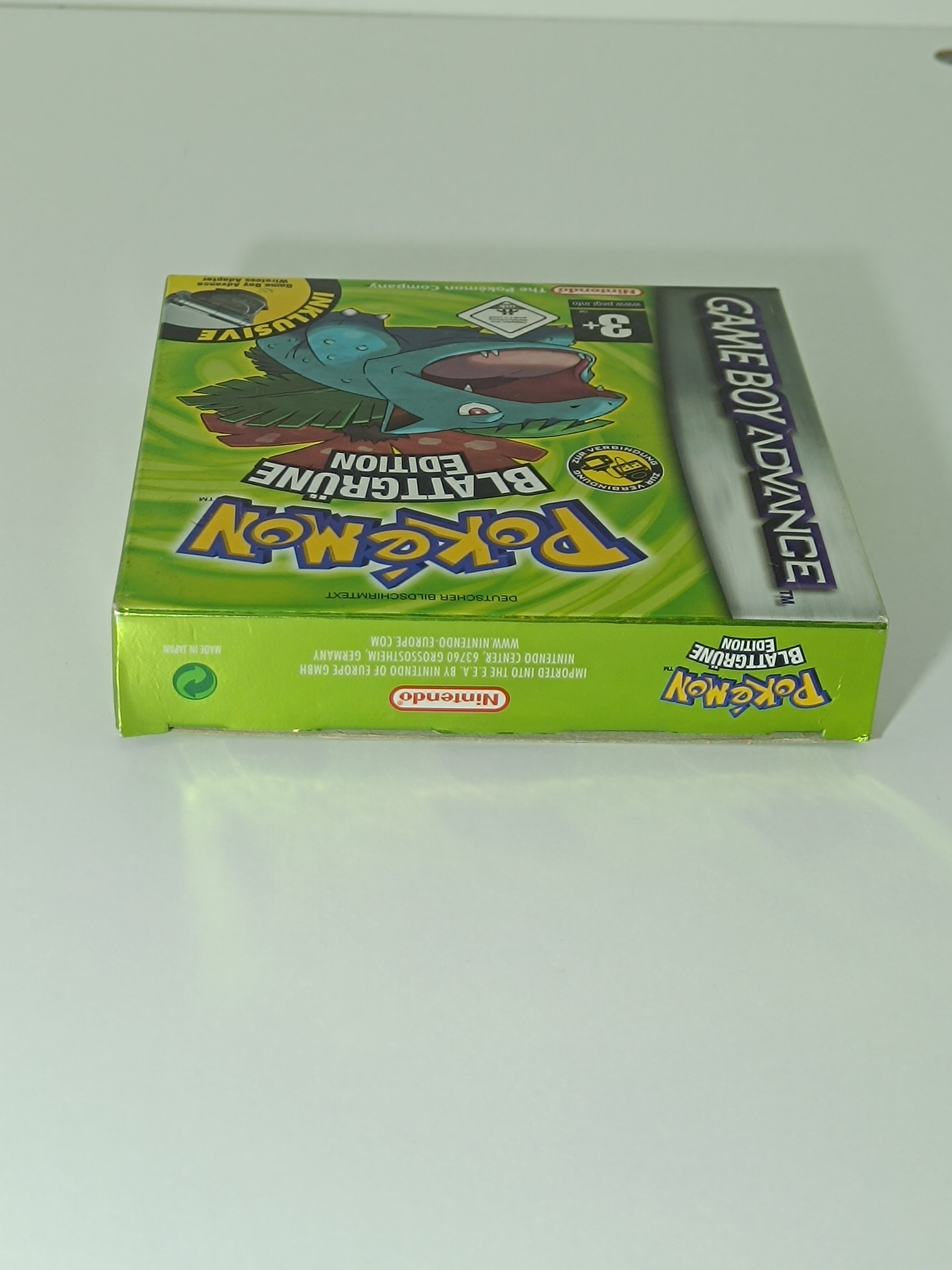Pokemon Blattgrüne Edition GBA - inkl. Verpackung, Inlay & VIP Code
