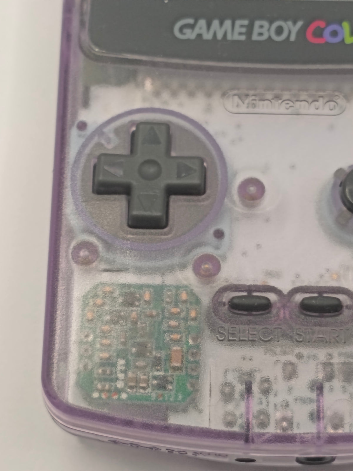 Game Boy Color- Transparent Purple | Defekt