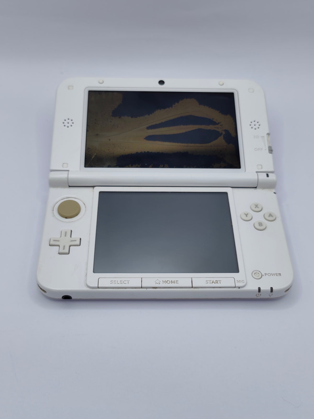 Nintendo 3DS XL - weiß - Bildschirm defekt