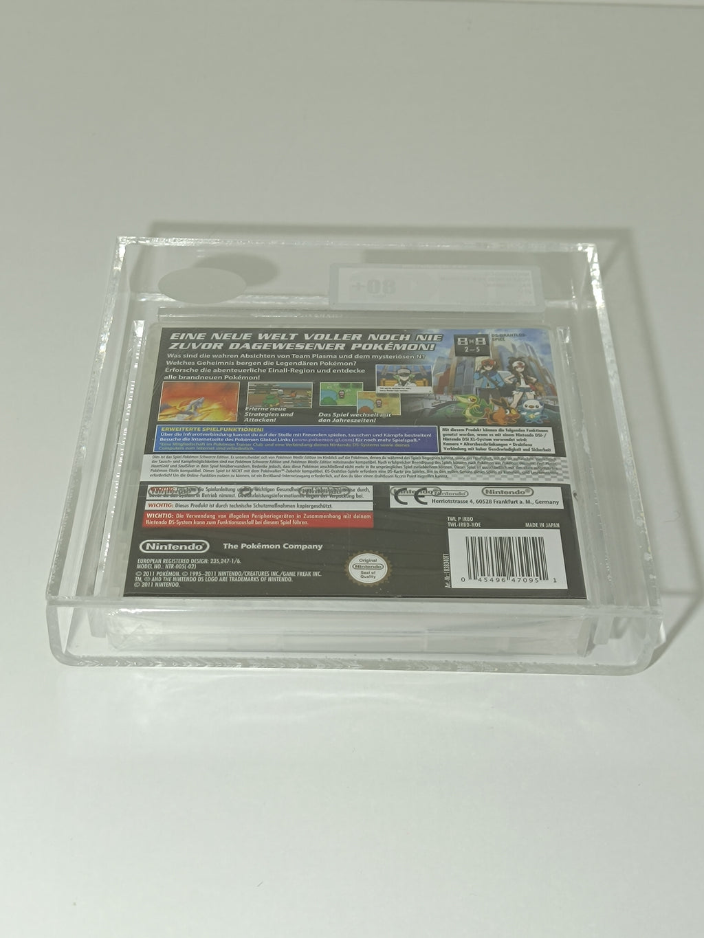 Pokemon Schwarze Edition| Gegraded, Sealed | UKG 80+