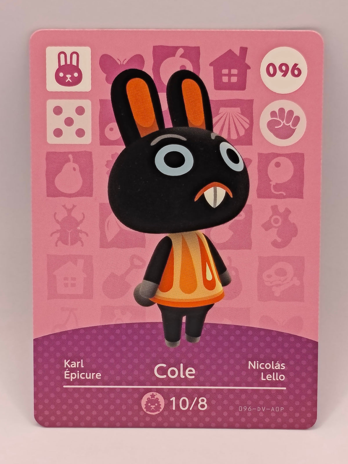 Amiibo Karte | 096 - Cole