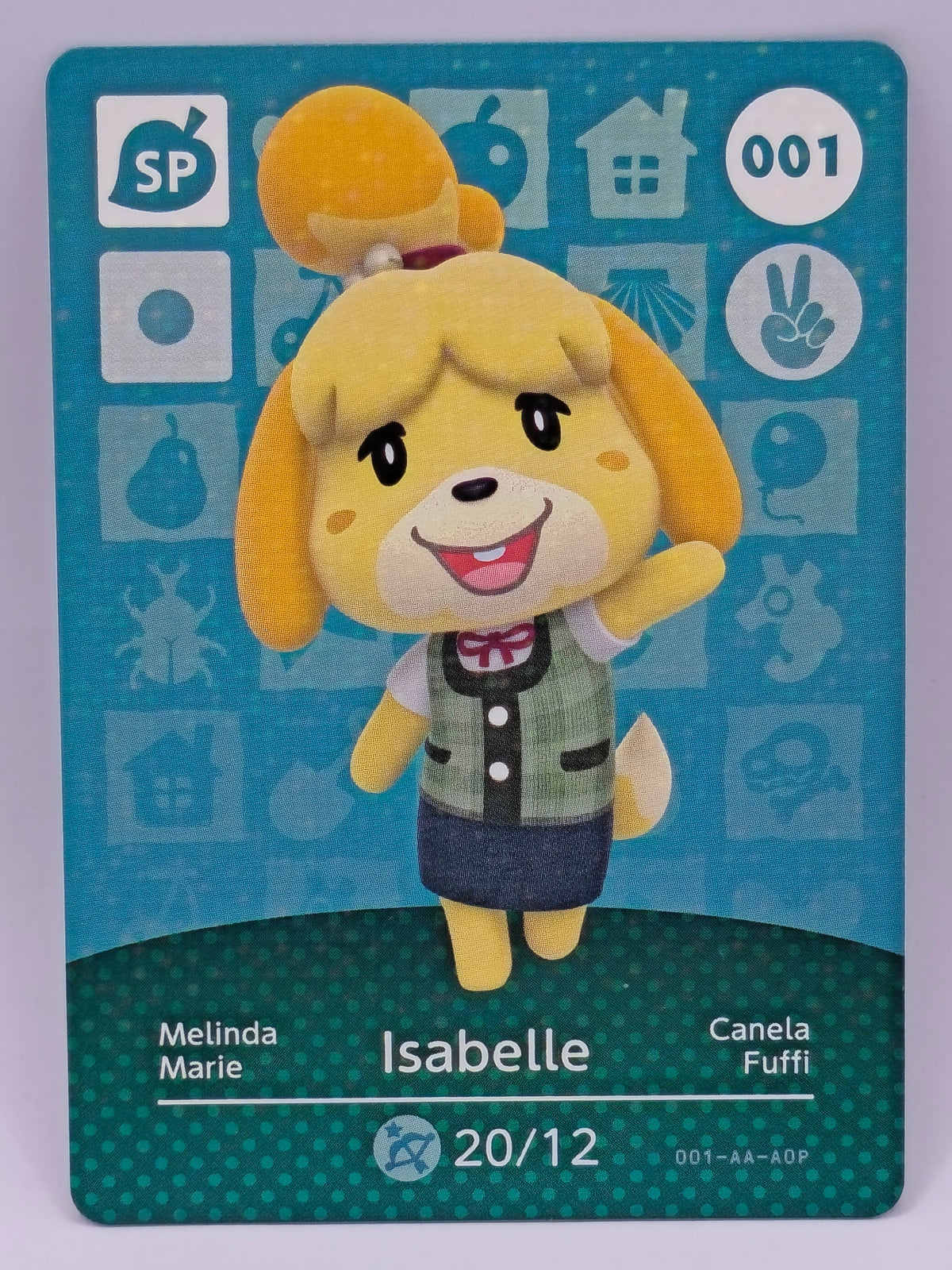Amiibo Karte | 001 - Isabelle