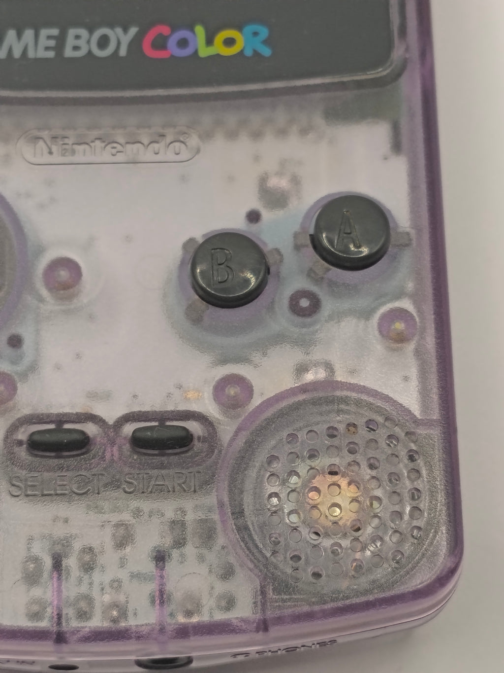 Game Boy Color- Transparent Purple | Defekt
