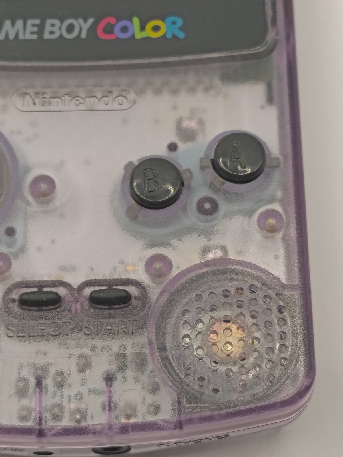 Game Boy Color- Transparent Purple | Defekt