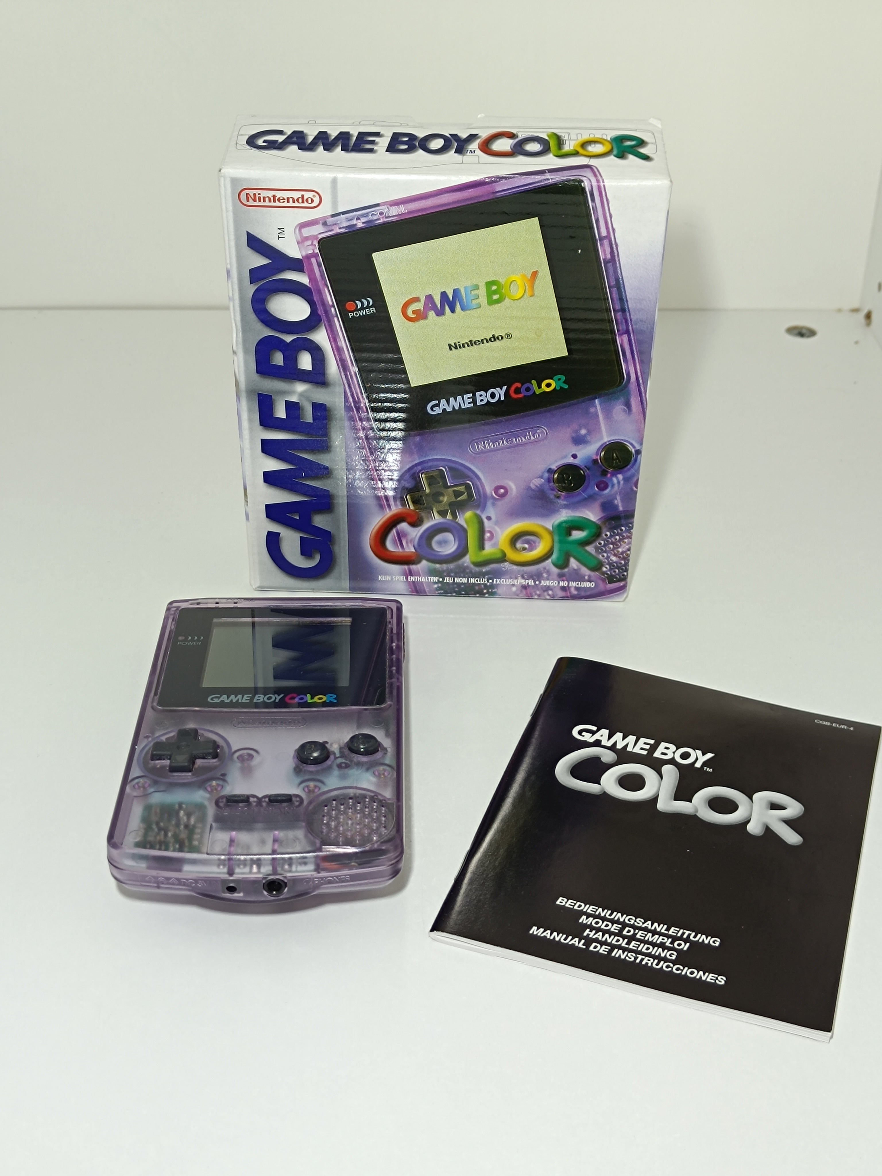 Game Boy Color - Transparent Purple - inkl. OVP