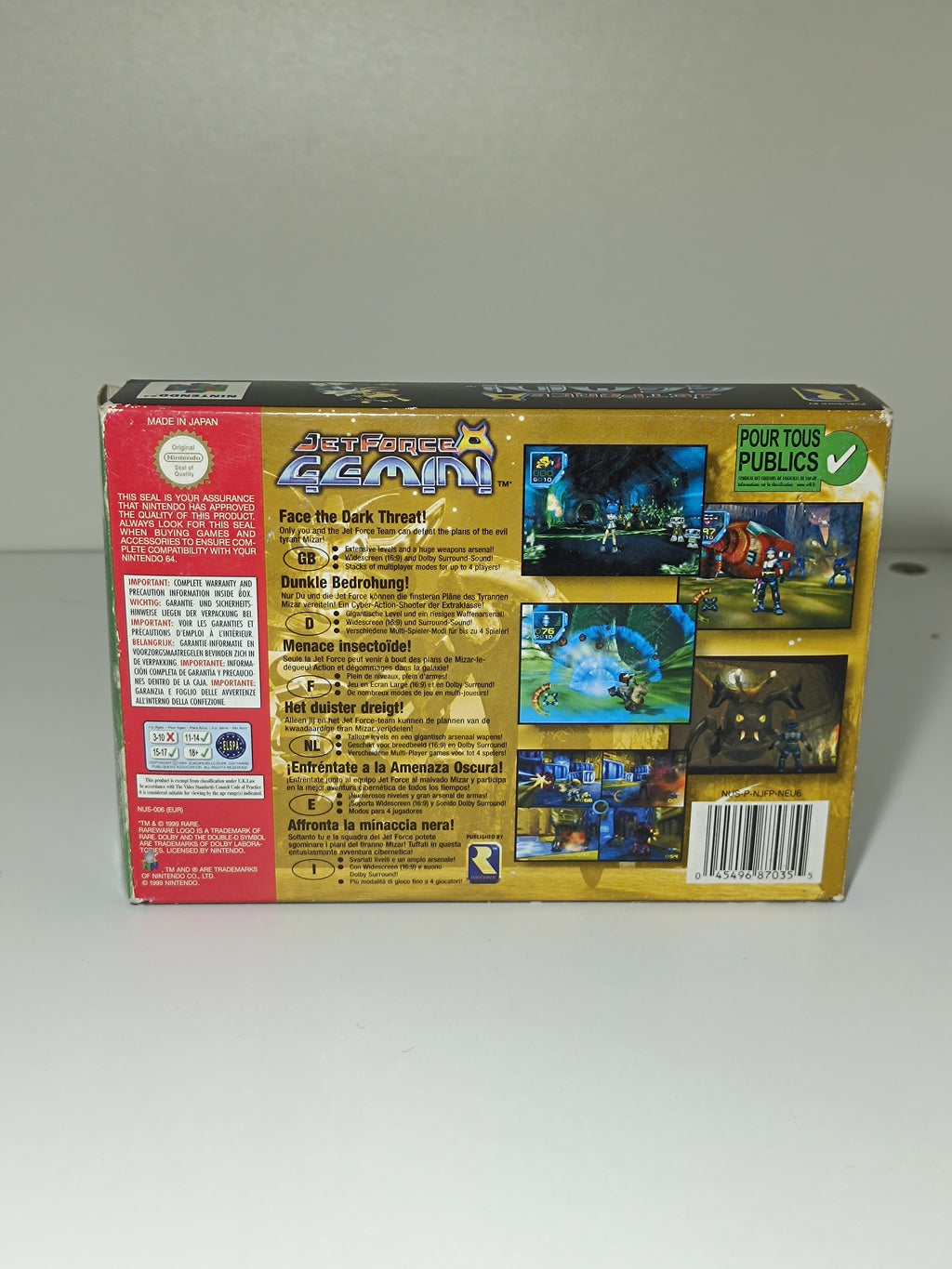 Jet Force Gemini - inkl. Verpackung & Anleitung