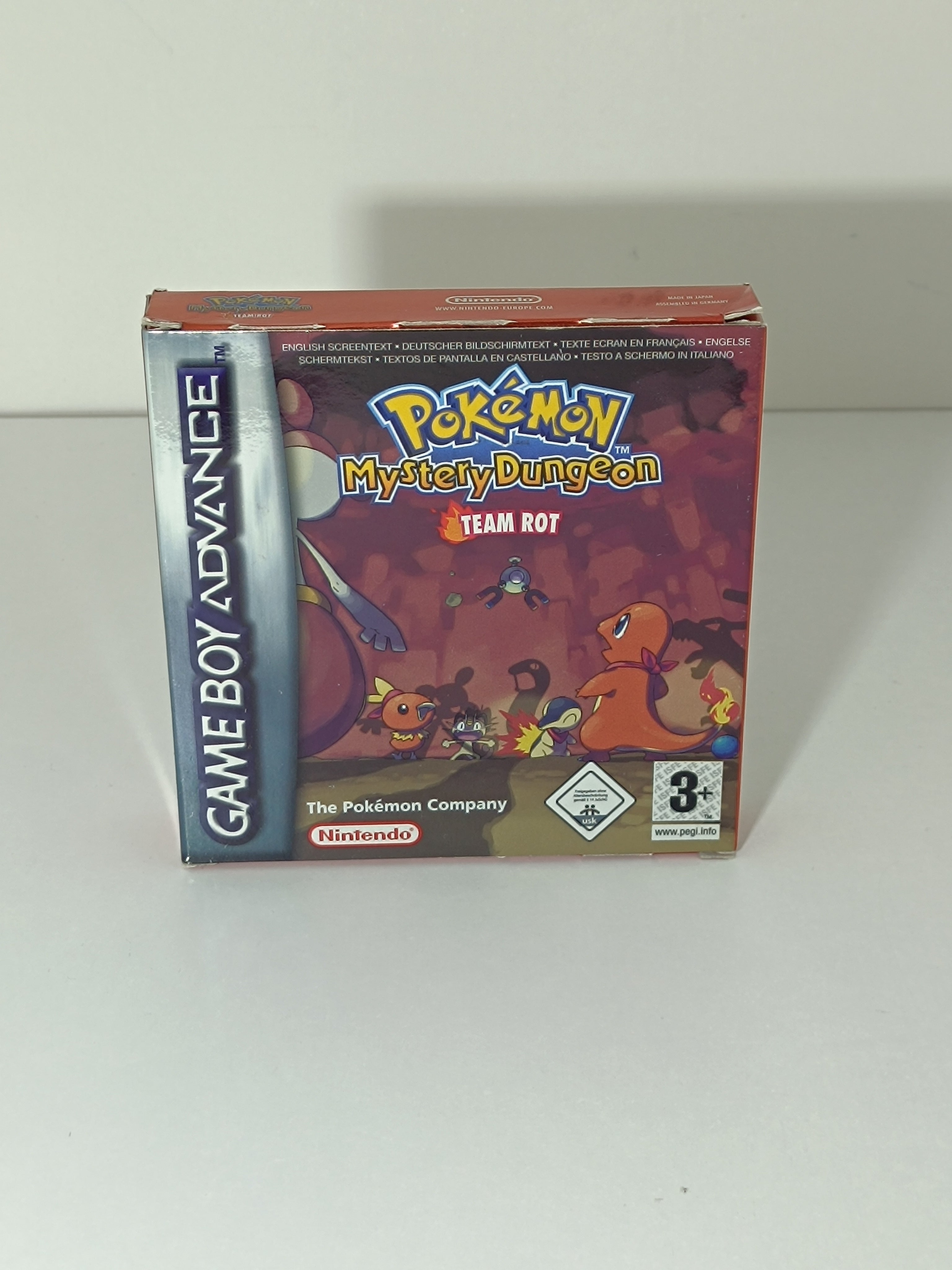 Pokemon Mystery Dungeon Team Rot GBA - mit Verpackung, Inlay, VIP Code & Anleitung