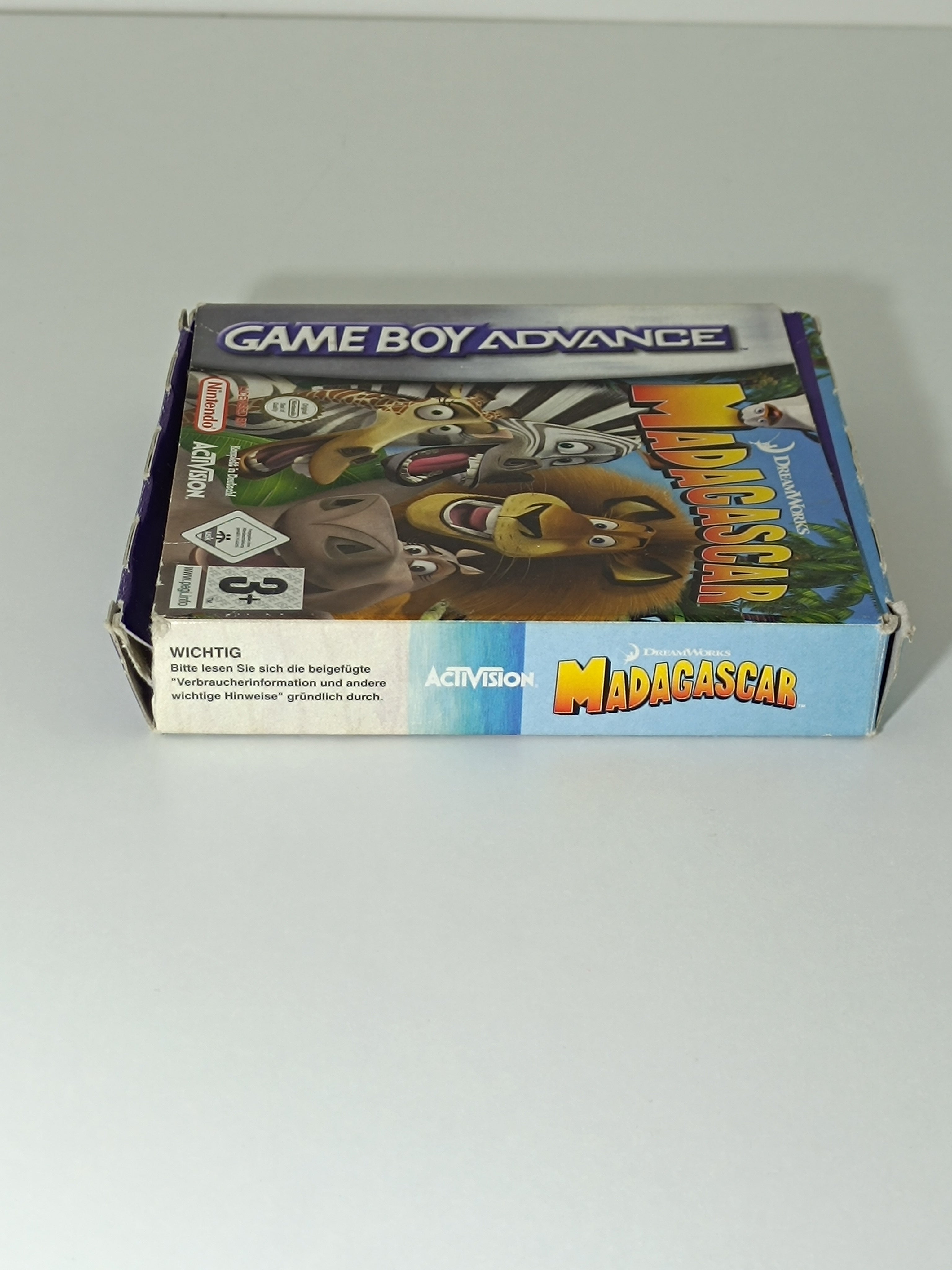 Madagascar GBA - inkl. Verpackung, Anleitung & Inlay