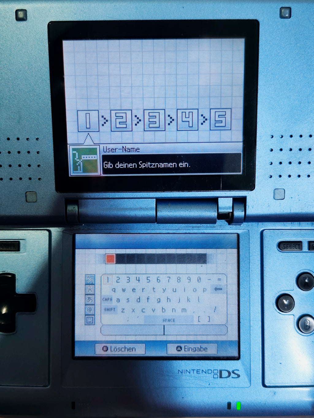Nintendo DS Konsole - hellblau