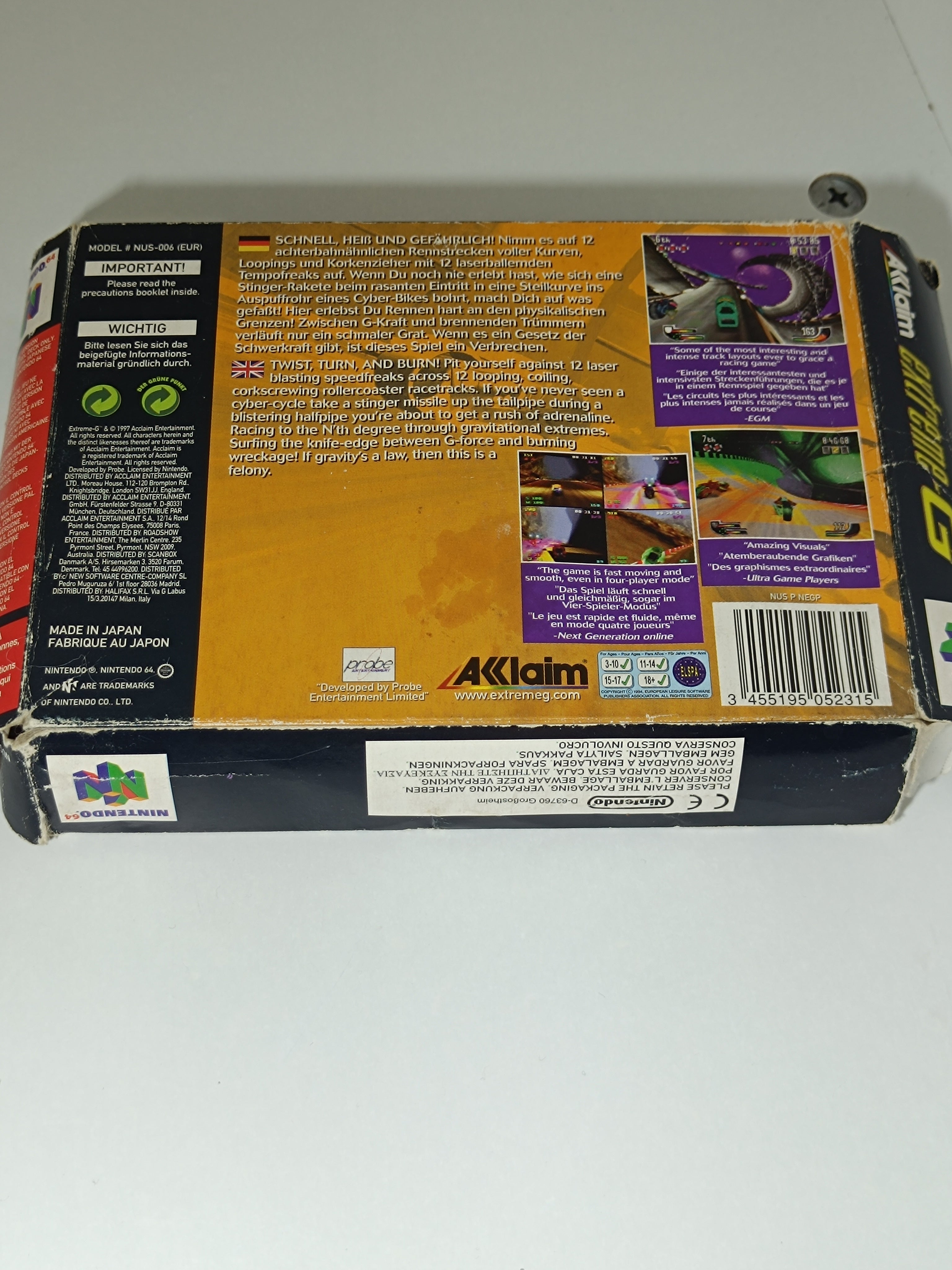 Extreme G - inkl. Verpackung, Anleitung & Inlay